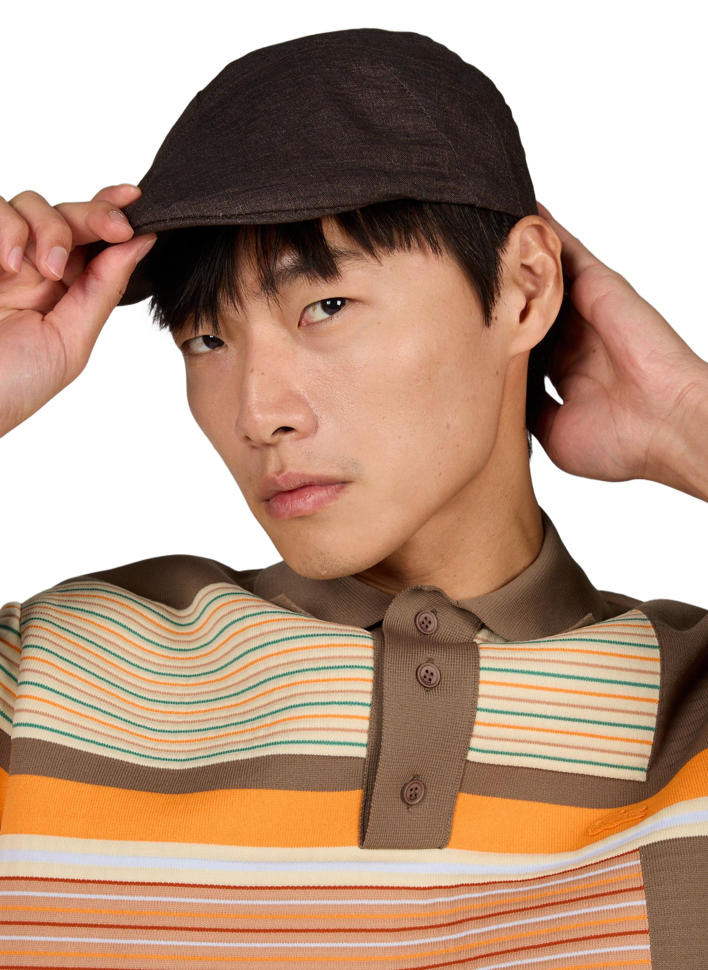 Baker boy cap SAISON 1865 Brown