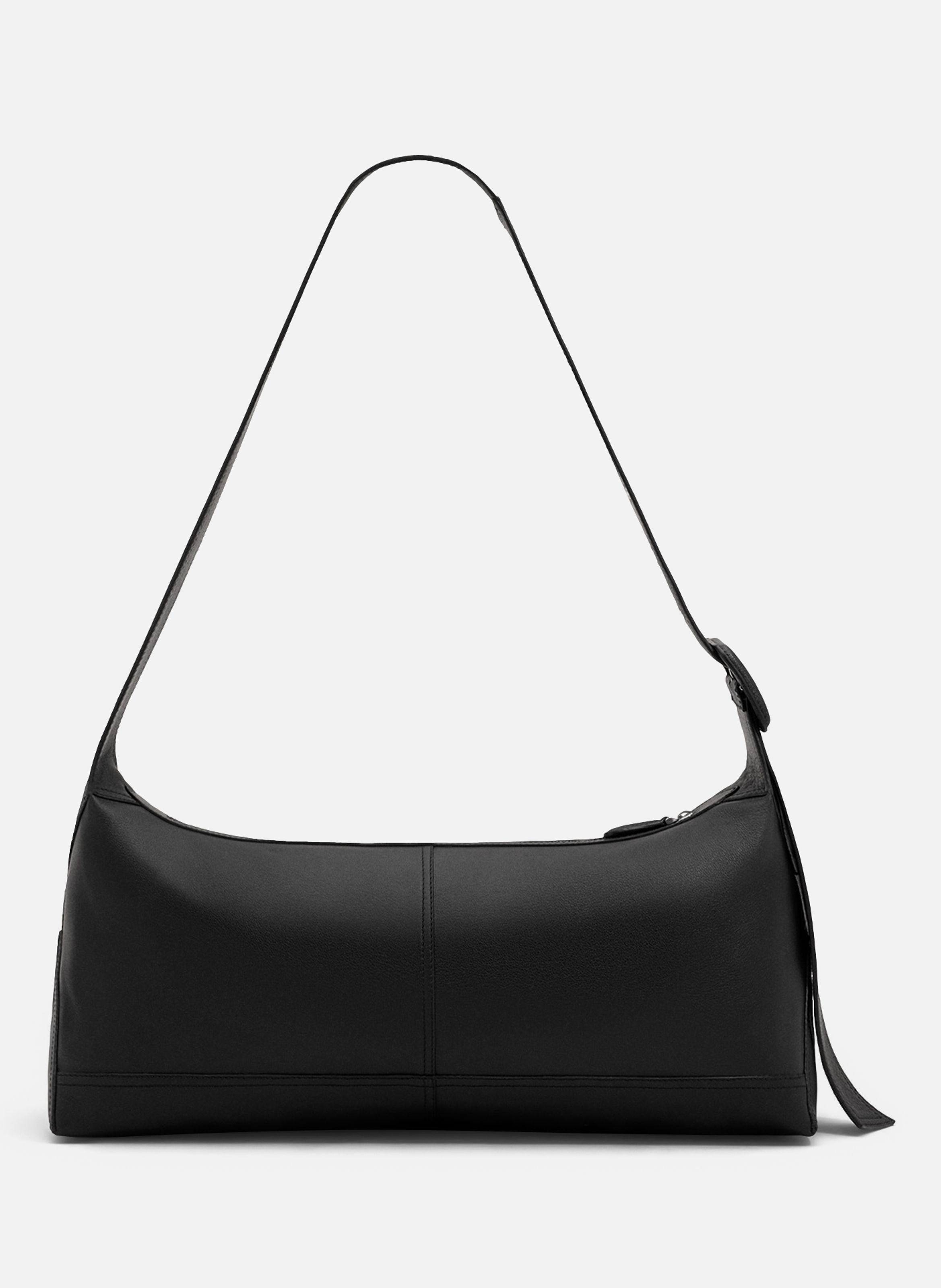 Petit sac crossbody etienne unisexe en cuir de taurillon AMI PARIS Noir