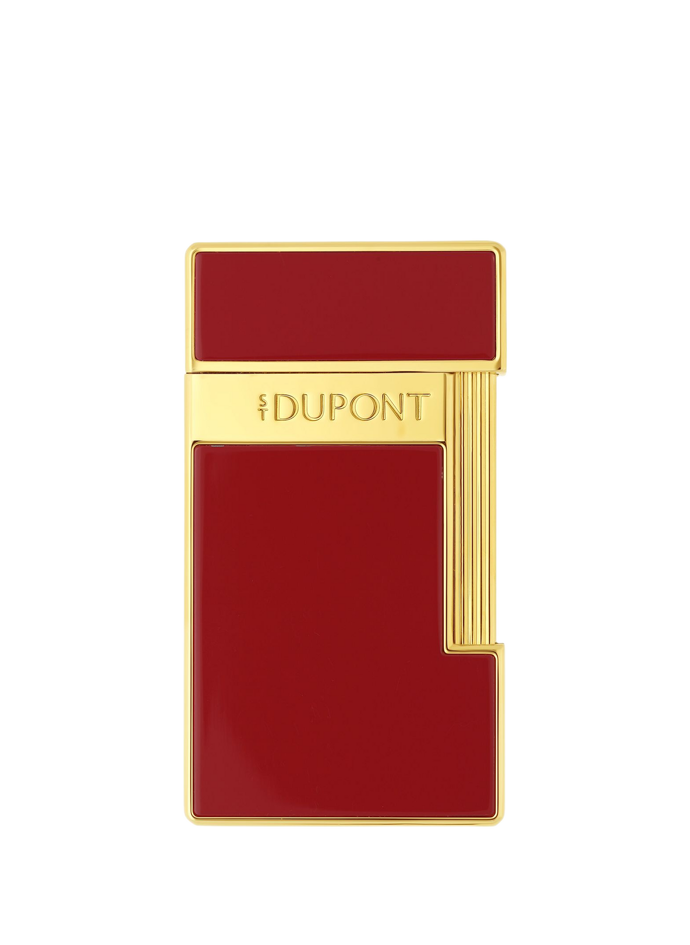 Schlanker lackierter Feuerzeug S.T. DUPONT Rot