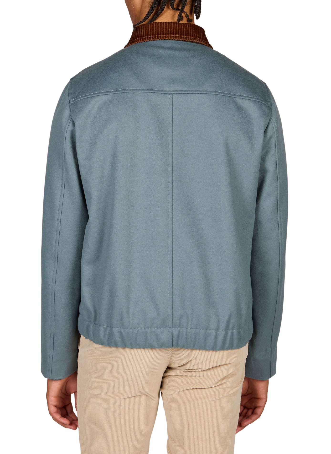 Veste oversize en laine mélangée SLOWEAR Bleu
