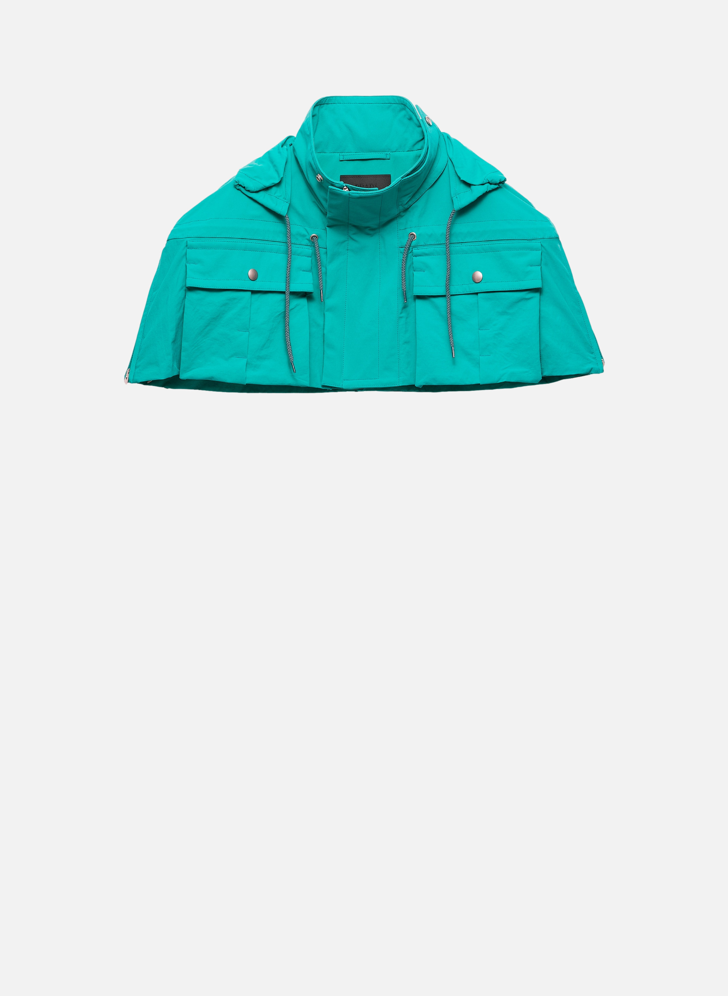 Capelet en tissu technique PRADA Bleu