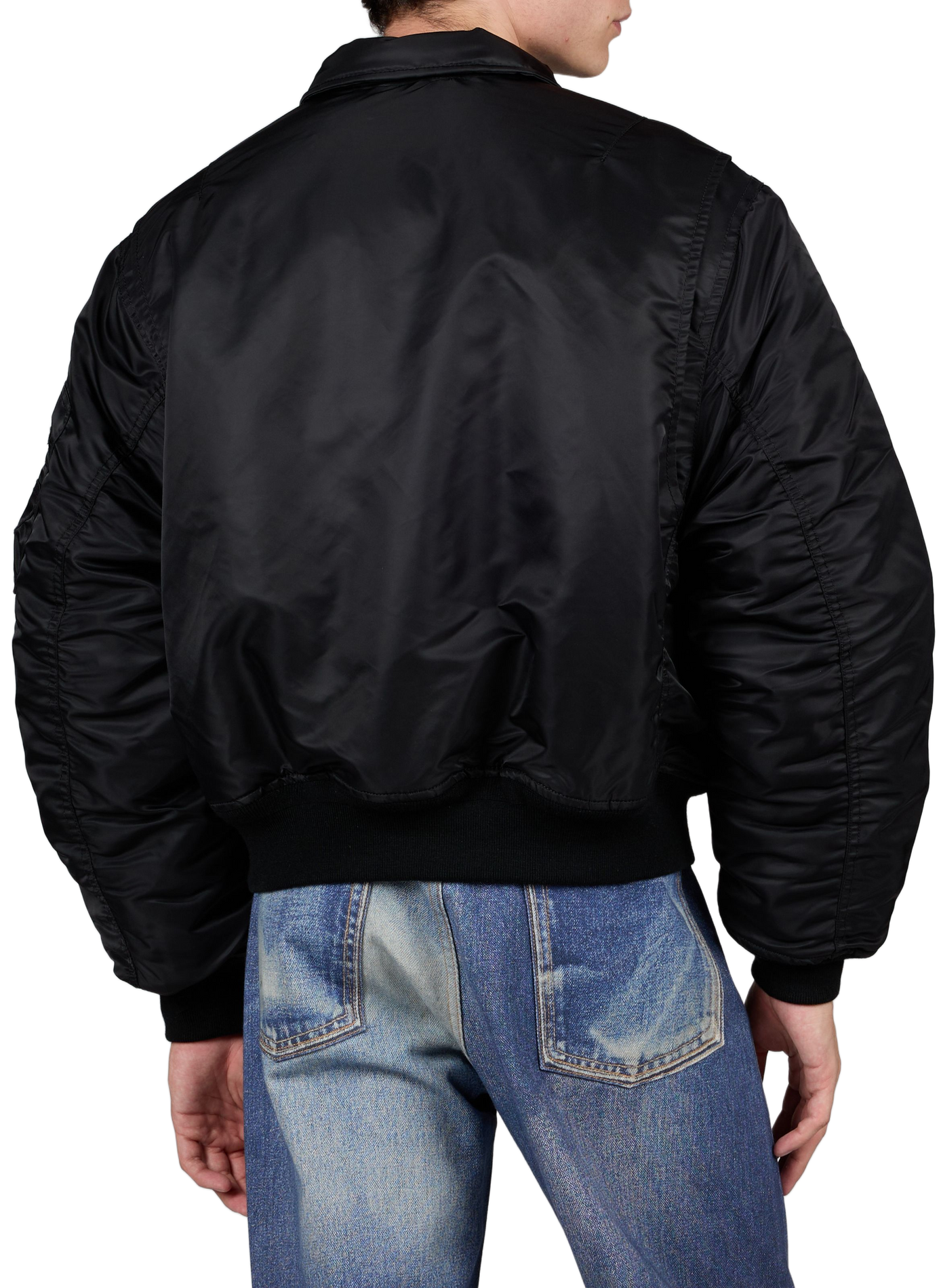 Weites Bomberjacke mit Logo SCHOTT Schwarz