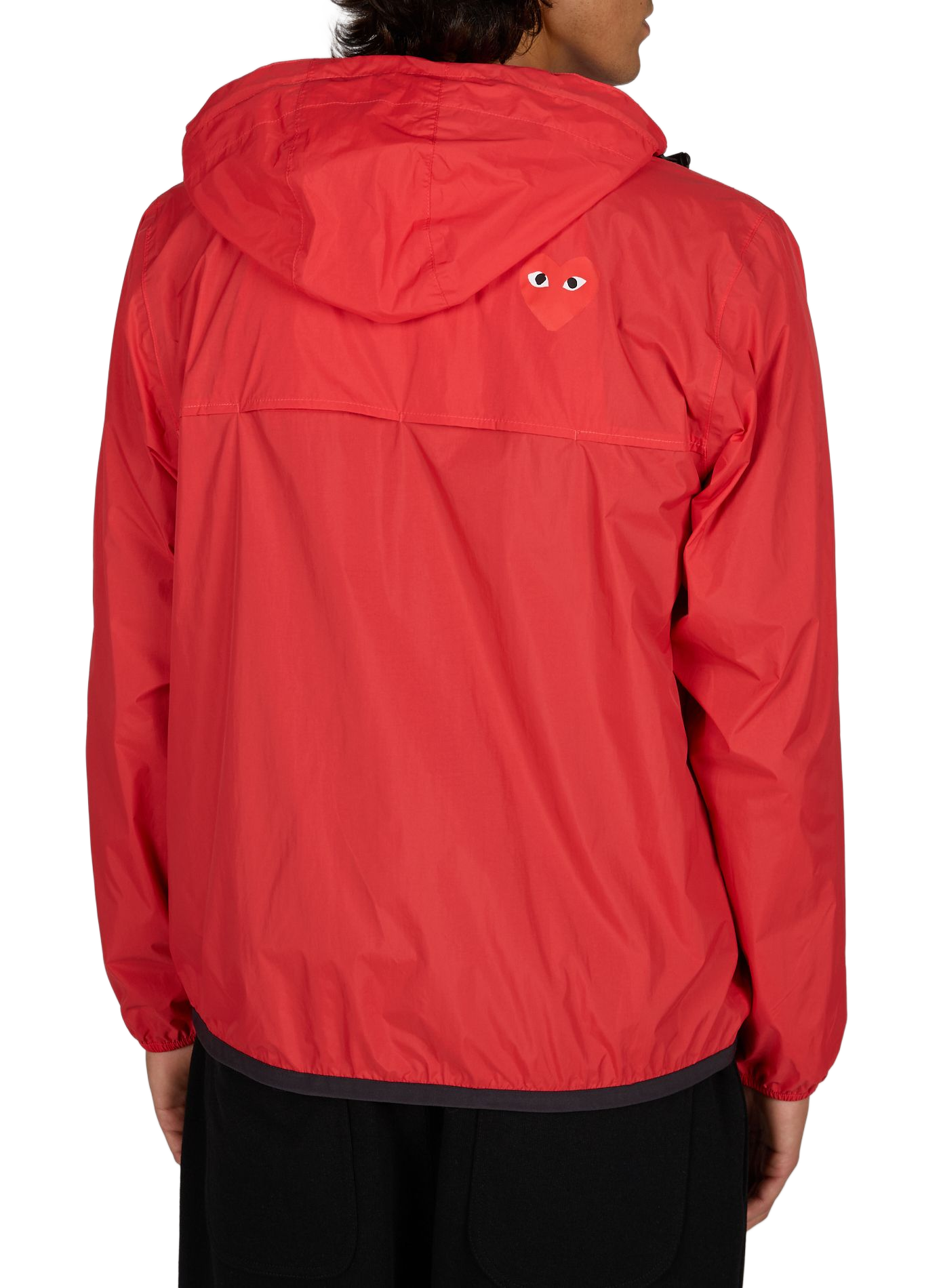 Leichte Jacke mit Herz-Patch | Rot COMME DES GARCONS PLAY Herren