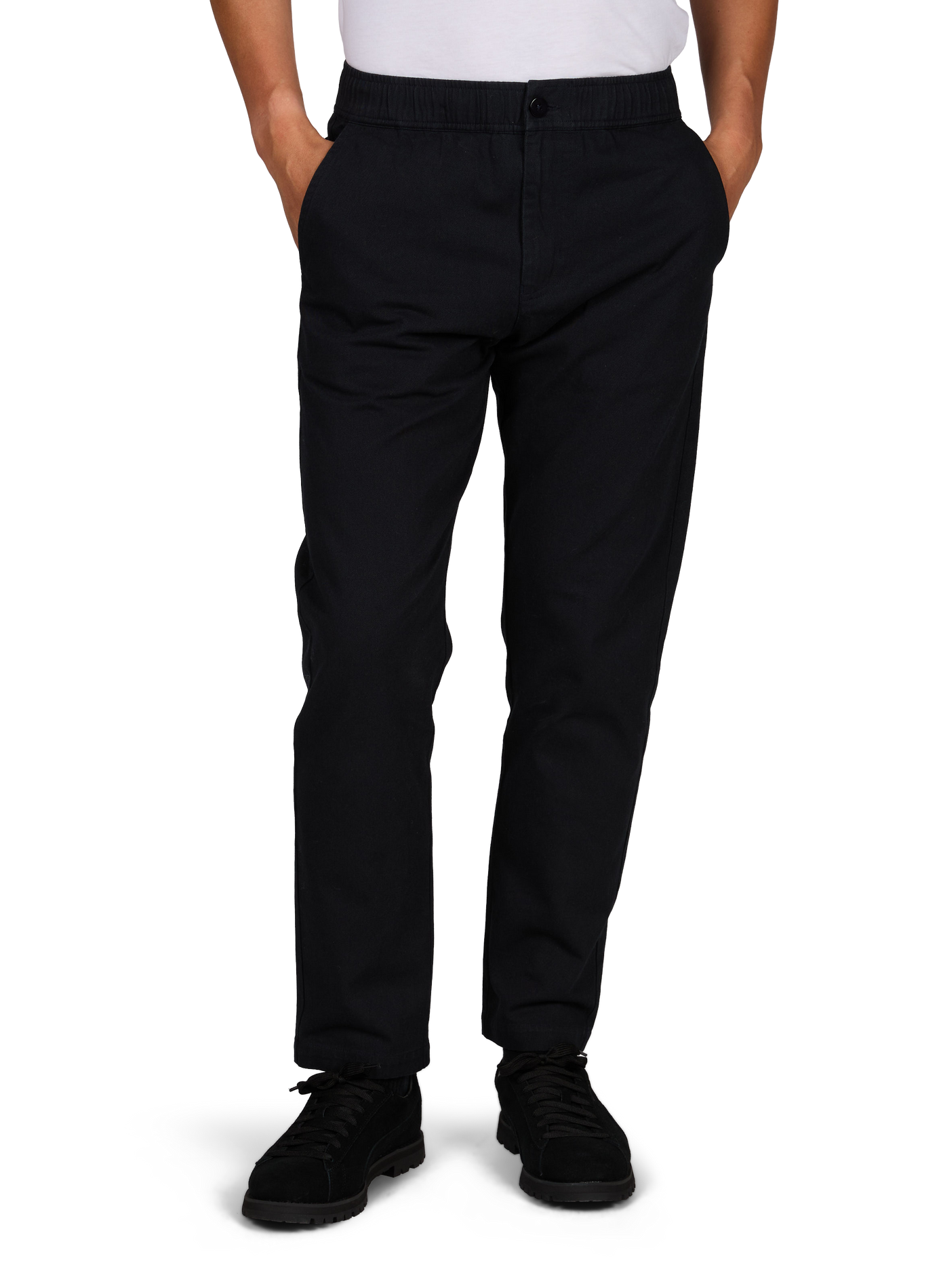 Straight cotton trousers  THINKING MU Blue