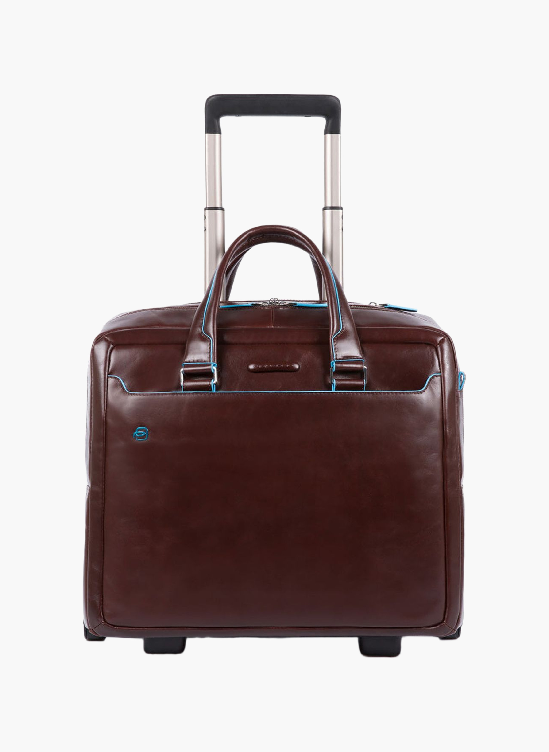 Mallette à roulettes pour ordinateur 15,6" PIQUADRO Marron