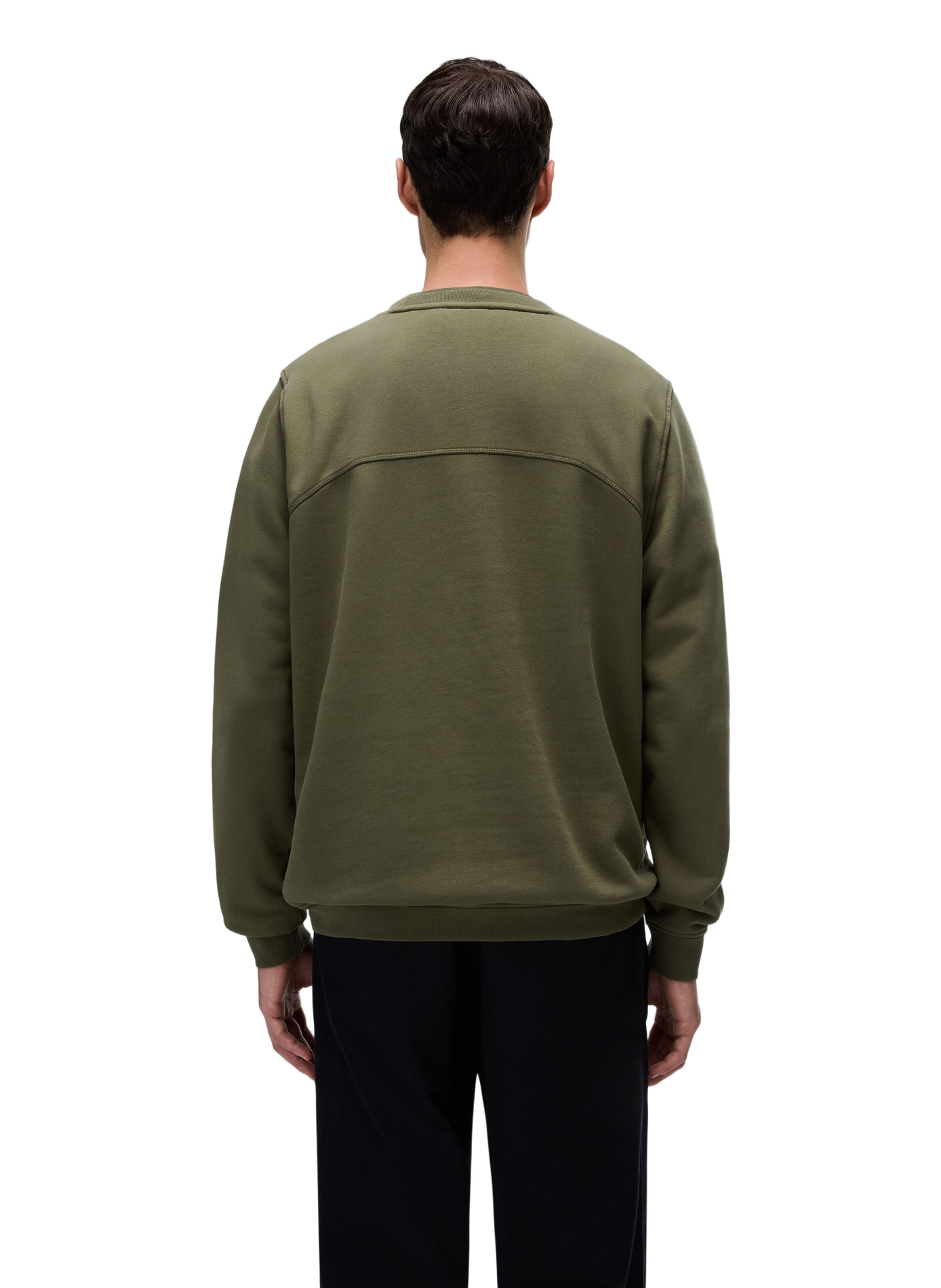 Round neck plain sweatshirt NAPAPIJRI Khaki