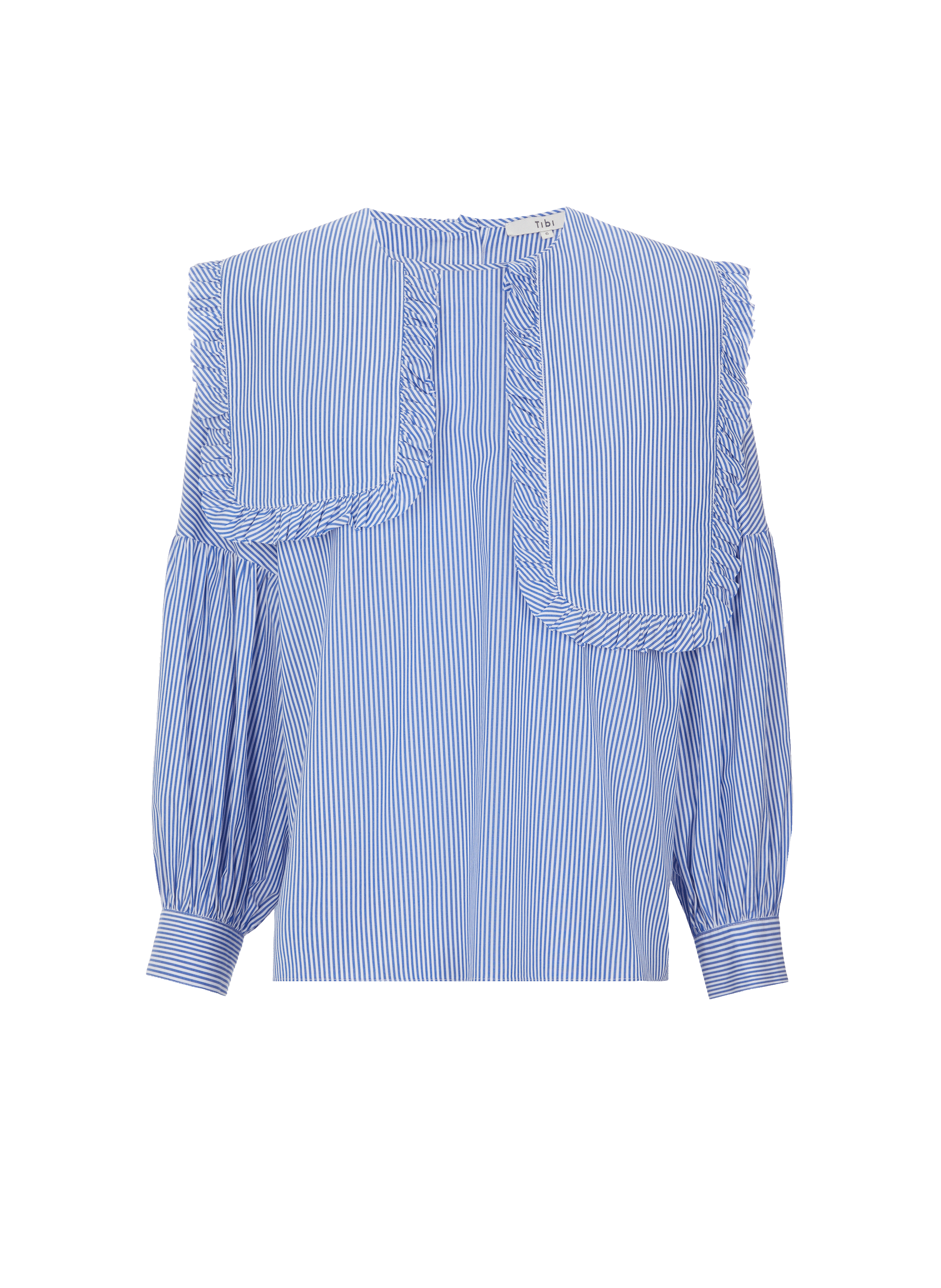 Blouse à rayures en coton
