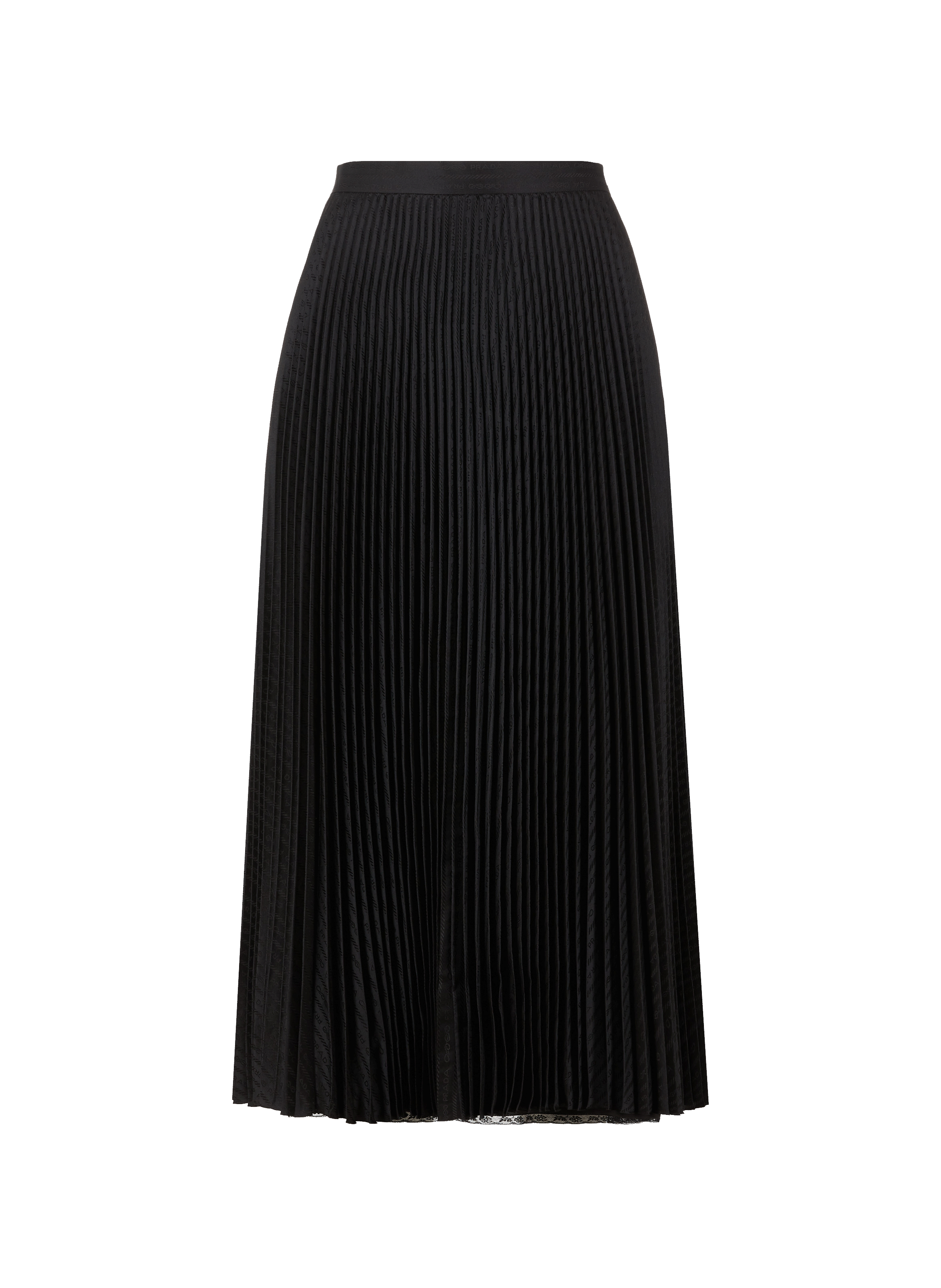 Pleated skirt PRADA Black