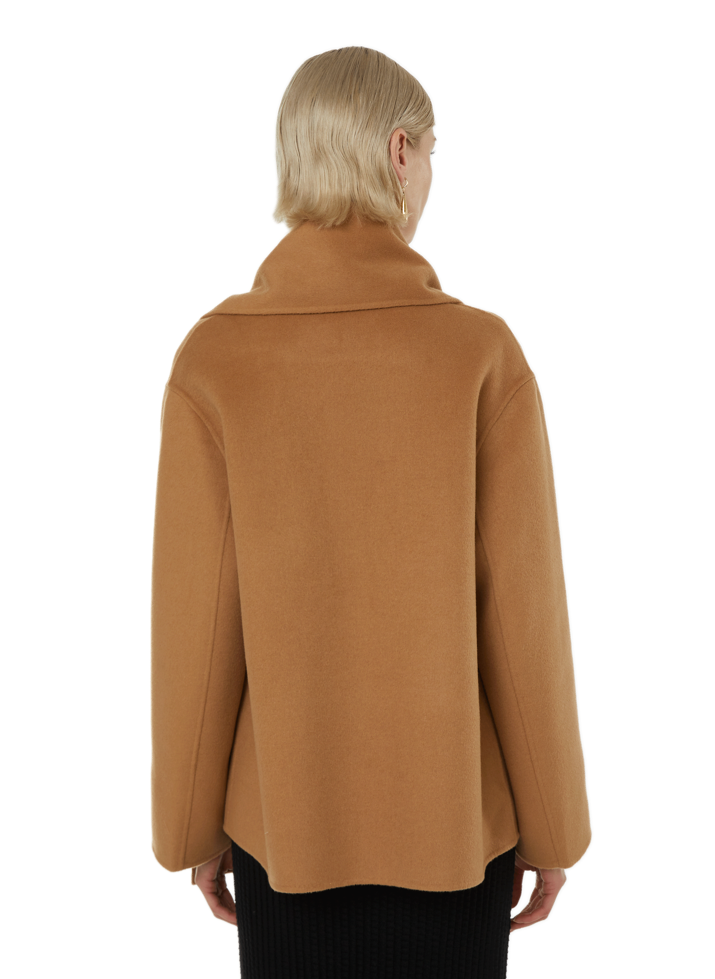 Manteau en laine mélangée Sacha Marron
