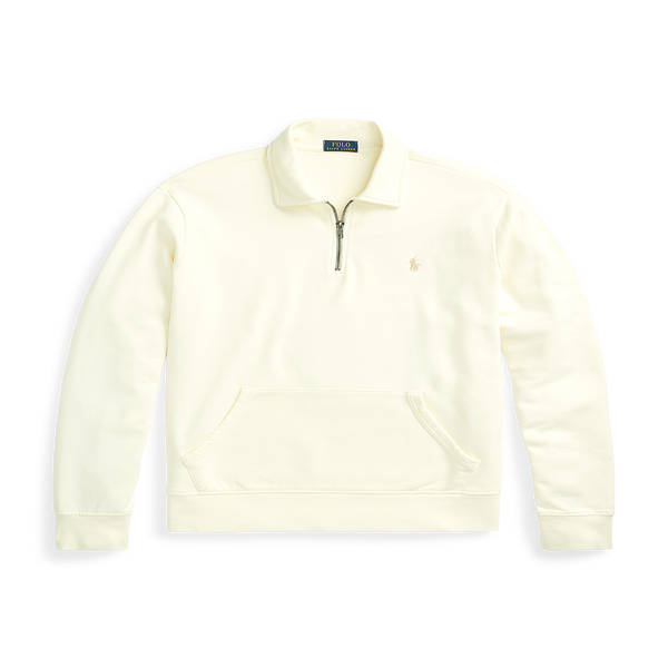 Polo Ralph Lauren Zip-neck Sweatshirt In White