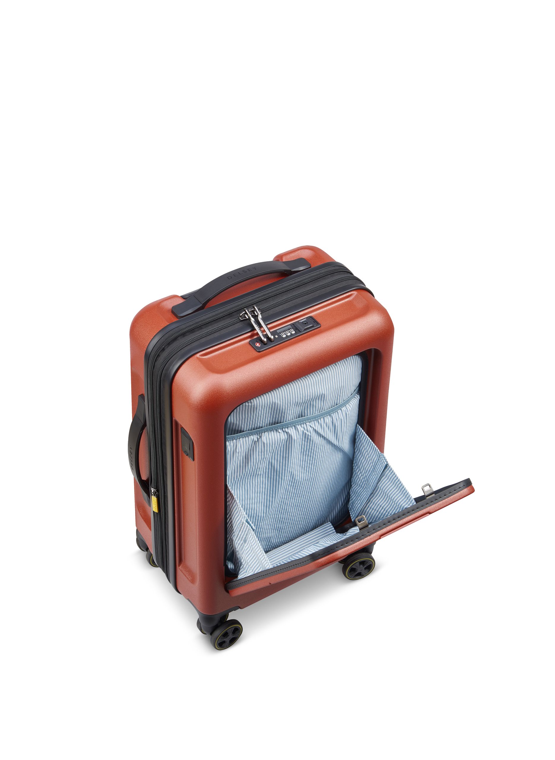 Valise cabine rigide taille s - turenne 2.0 DELSEY PARIS Marron