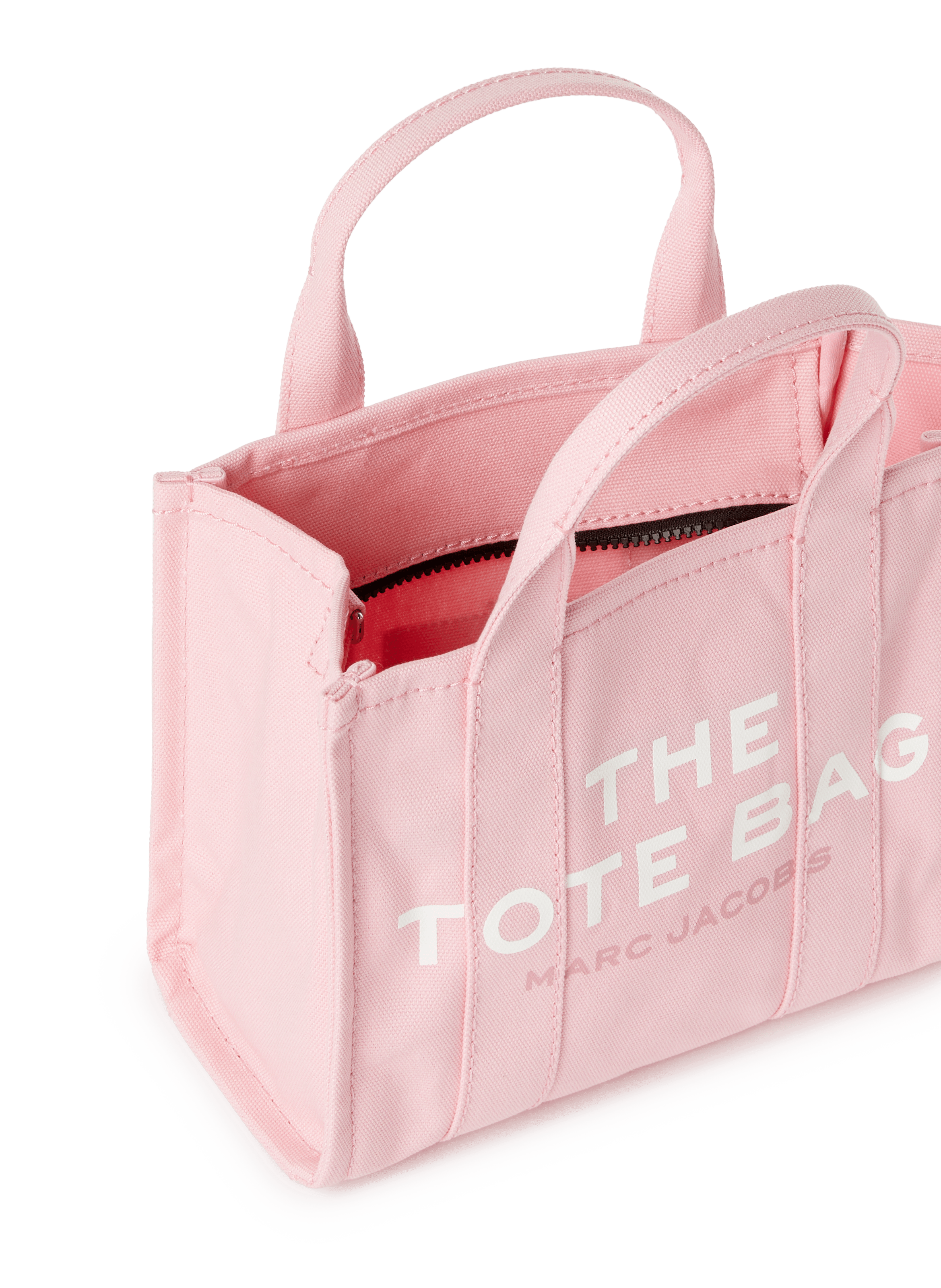 The Tote mini canvas tote bag MARC JACOBS Pink