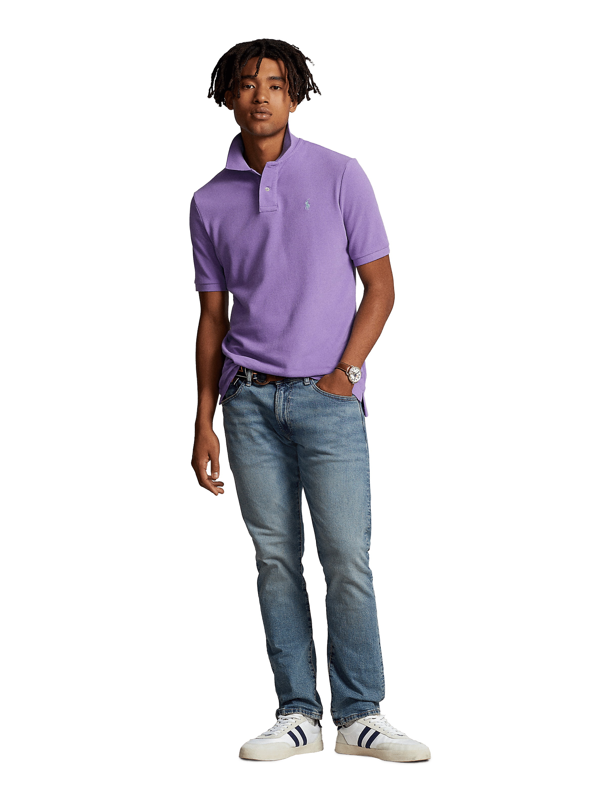Polo en coton POLO RALPH LAUREN Violet