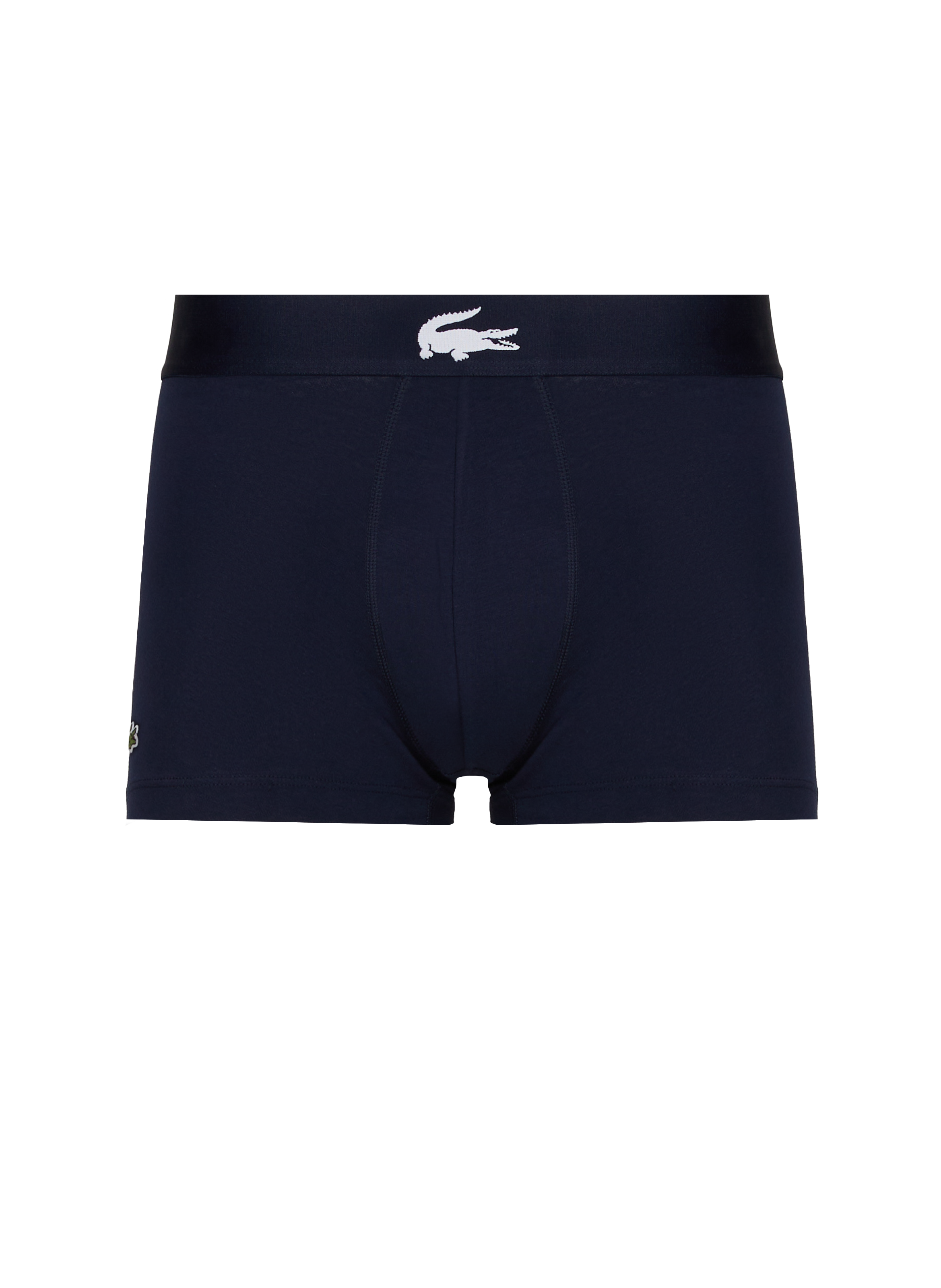 Lot de trois boxers en coton mélangé LACOSTE Multicolore