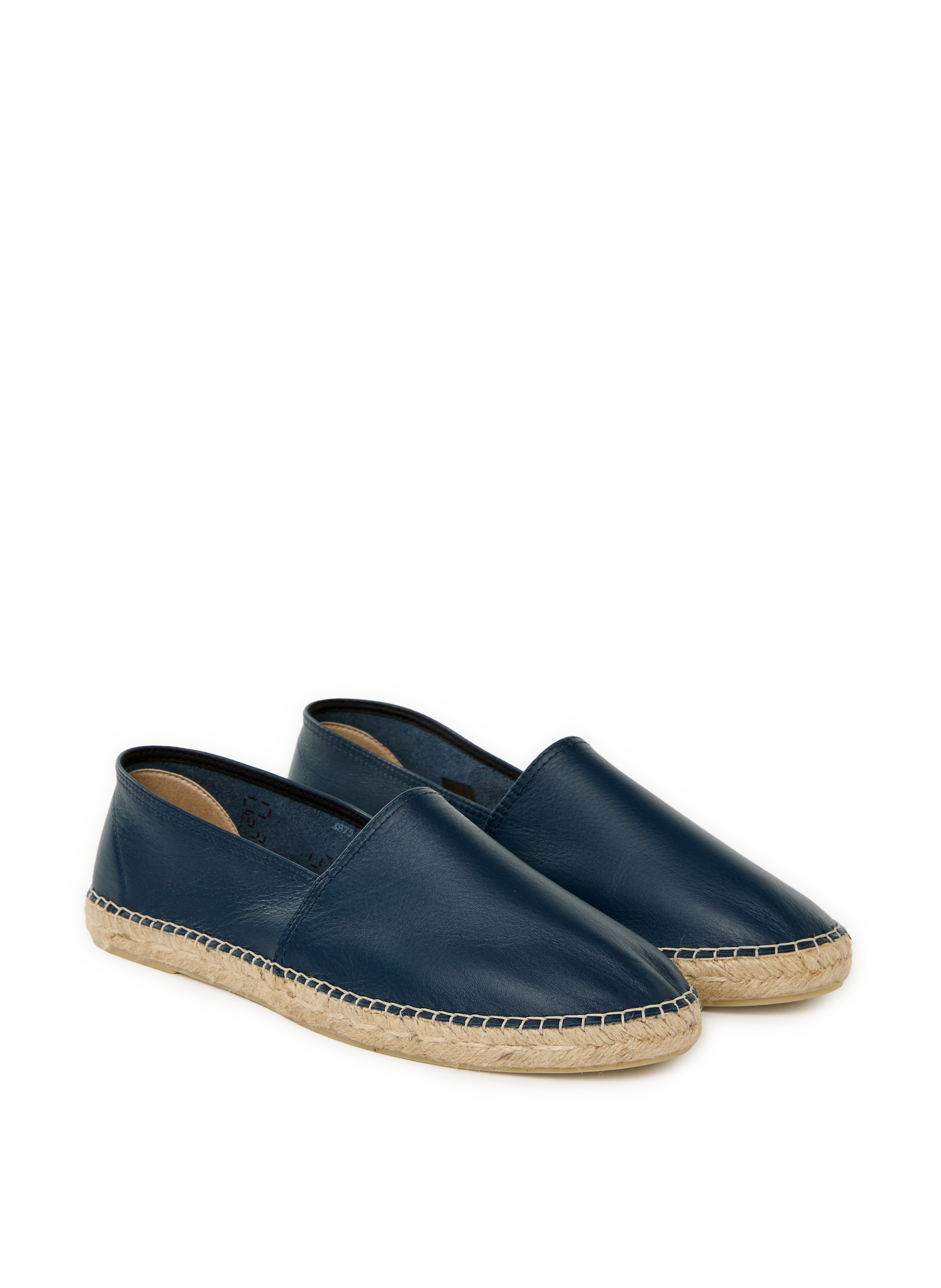 Leather espadrilles SAISON 1865 Blue