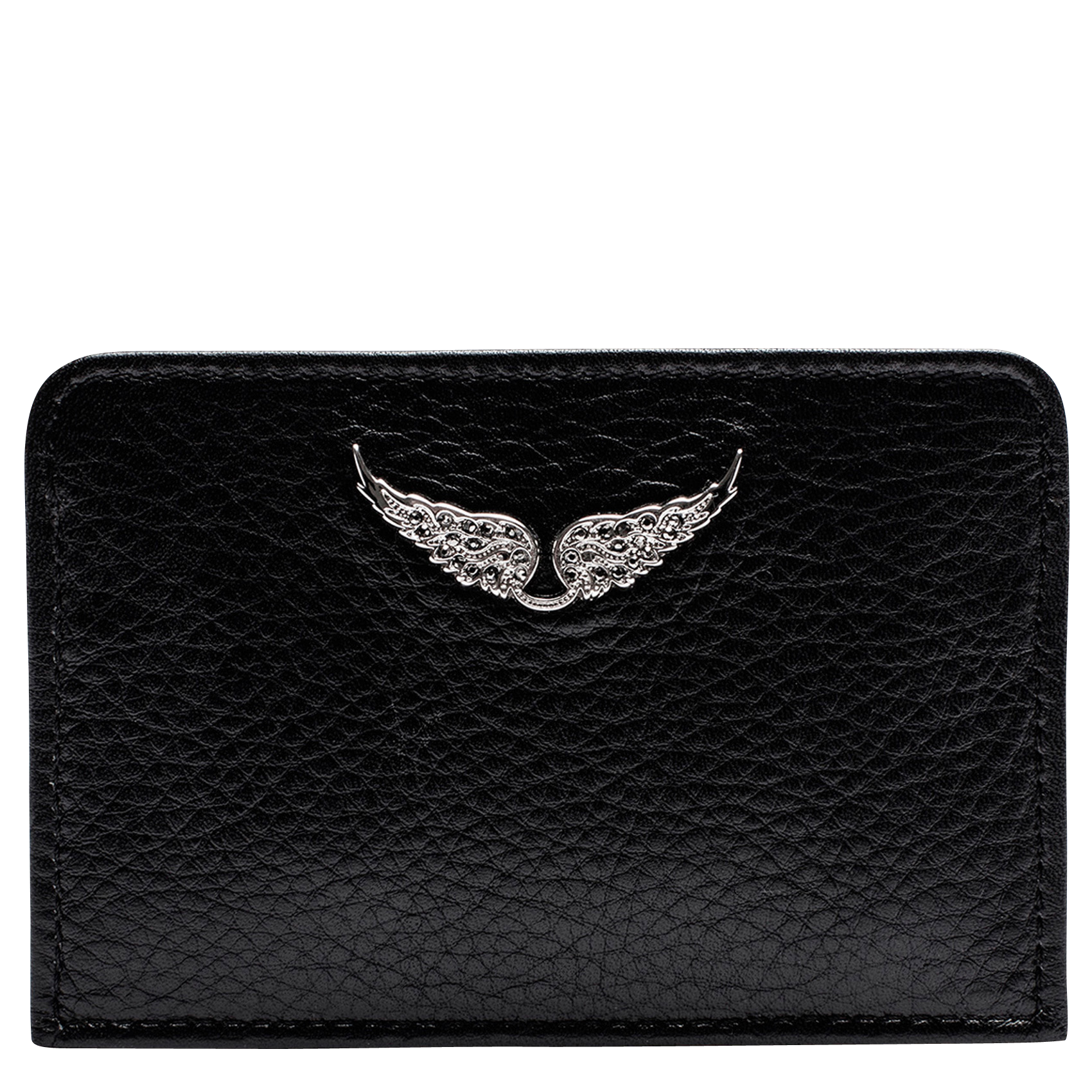 Porte cartes en cuir zv pass ZADIG&VOLTAIRE Noir