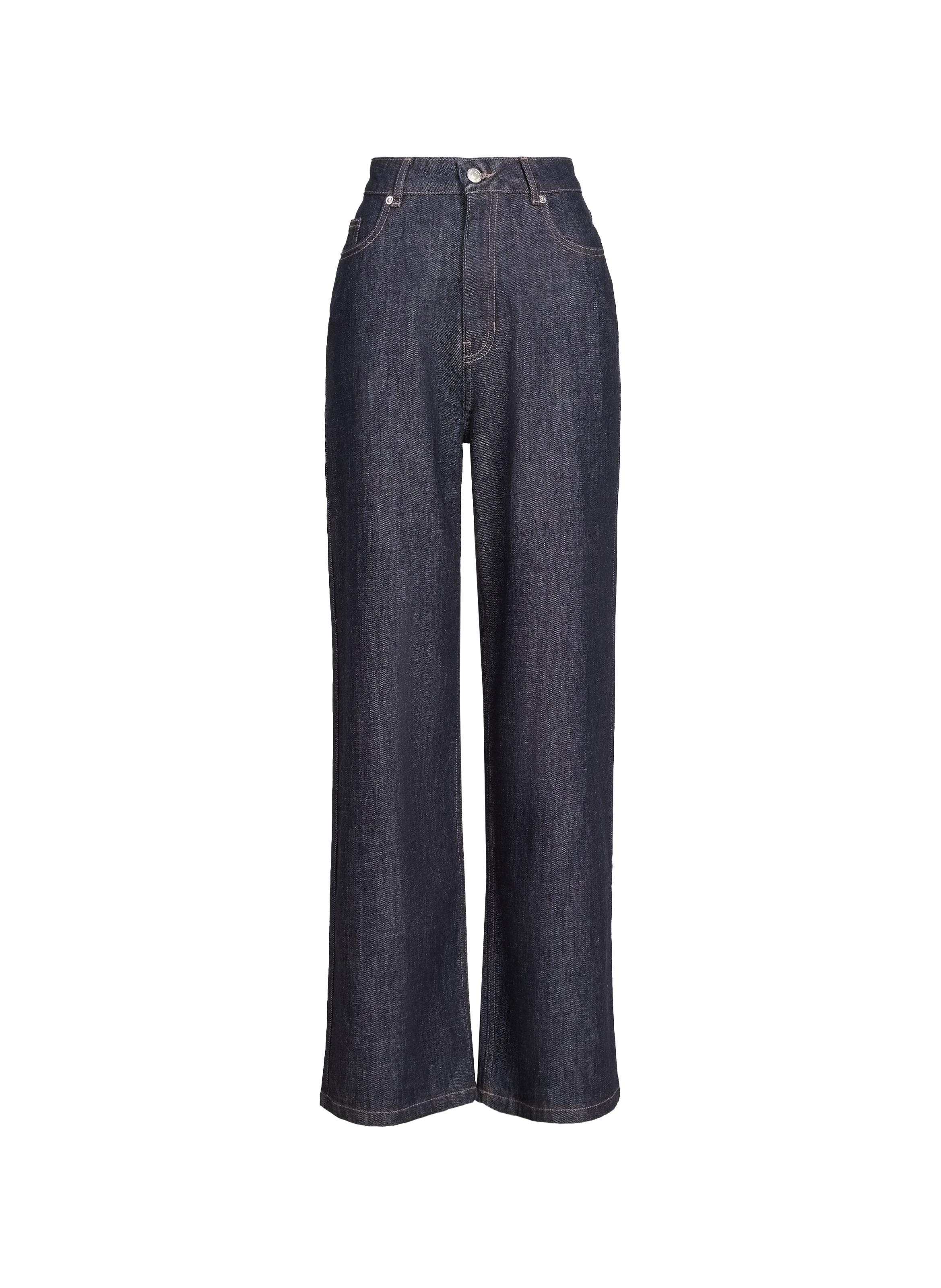 Raw denim Wiltor in cotton SAISON 1865 Blue