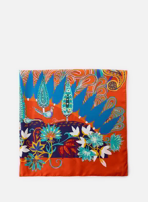 Foulard Fanny en laine et soie PETRUSSE Foulard Fanny en laine et soie PETRUSSE