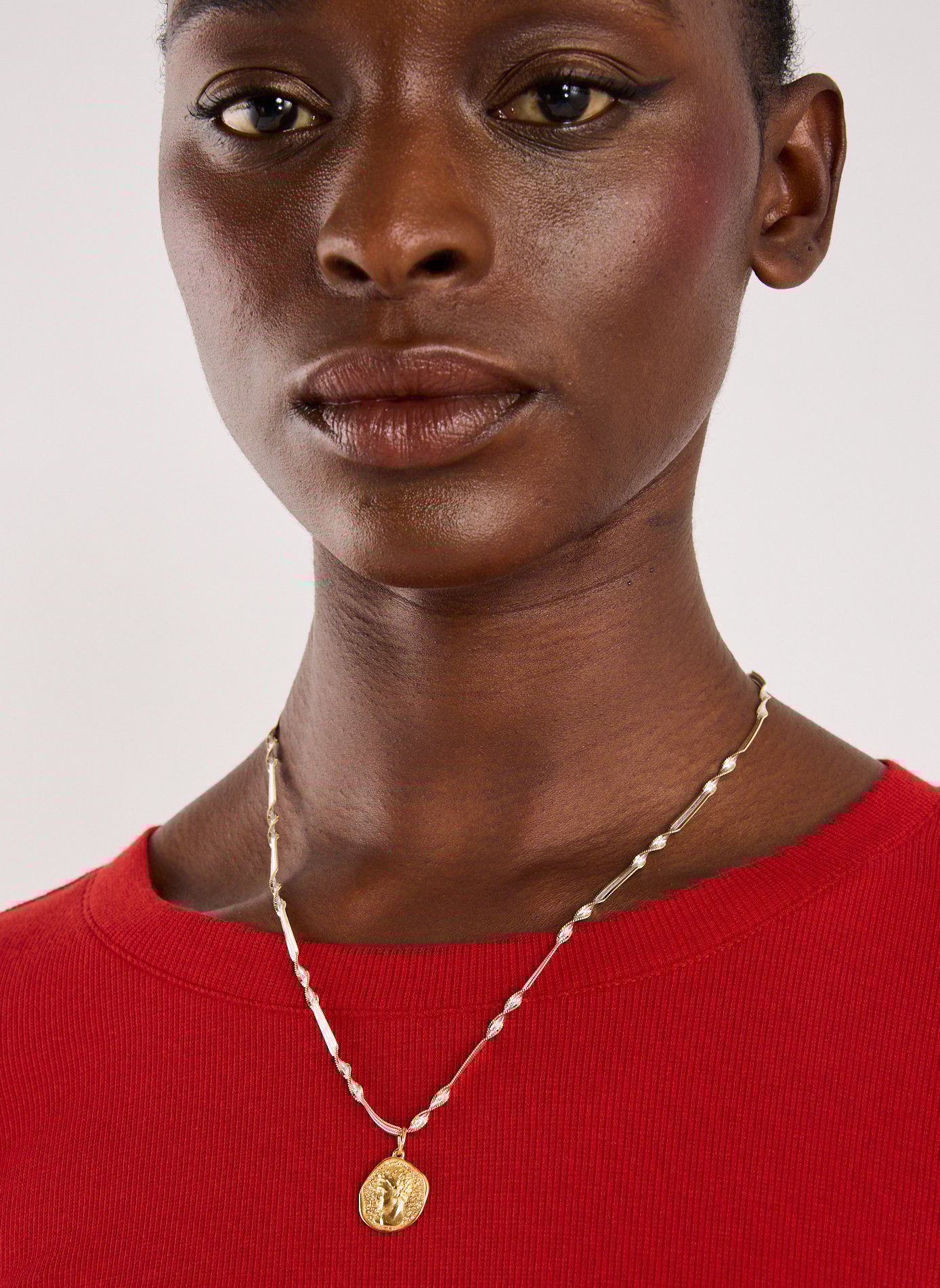 Collier Hermis Small Matte HERMINA ATHENS Doré