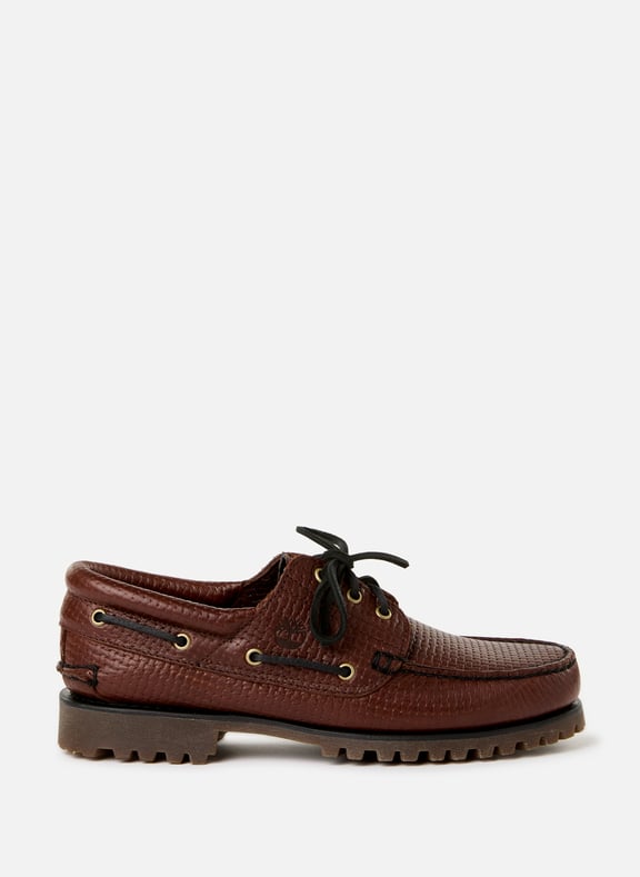 Scalloped leather loafers Brown by TIMBERLAND TIMBERLAND Scalloped leather loafers Brown
