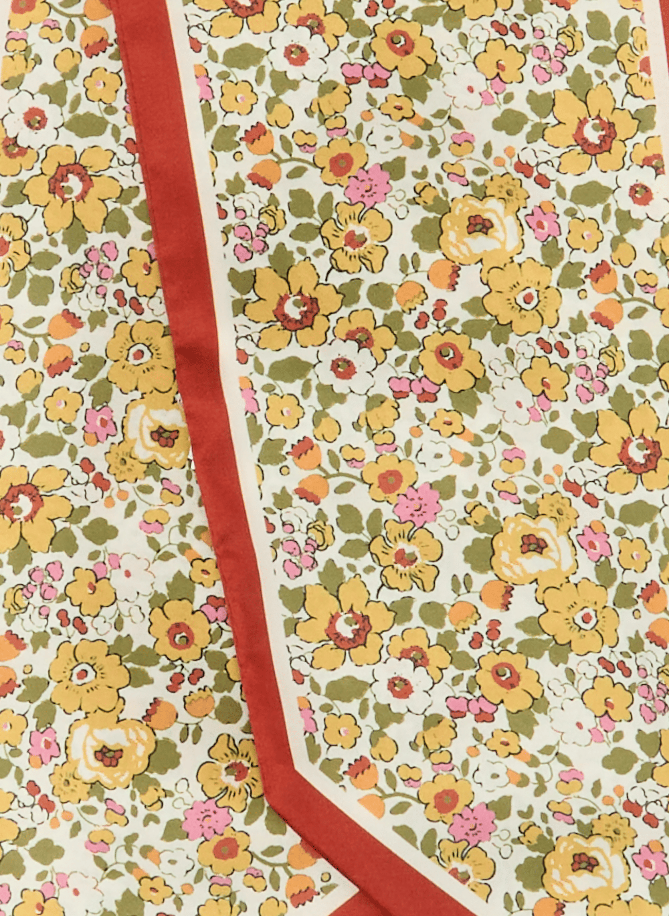 Floral printed stole AU PRINTEMPS PARIS Orange