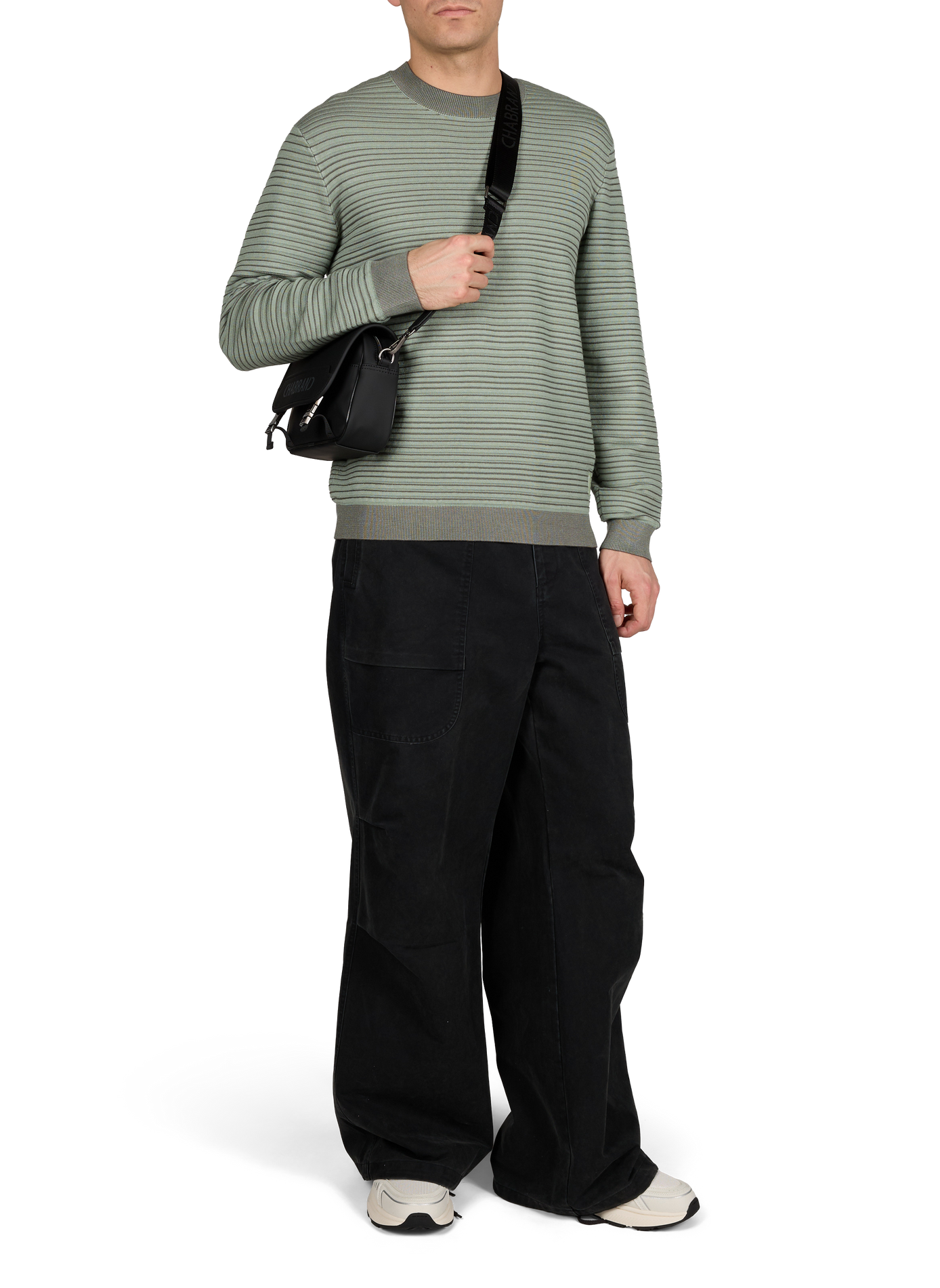 Straight striped knit sweater ARMANI EXCHANGE Multicolour