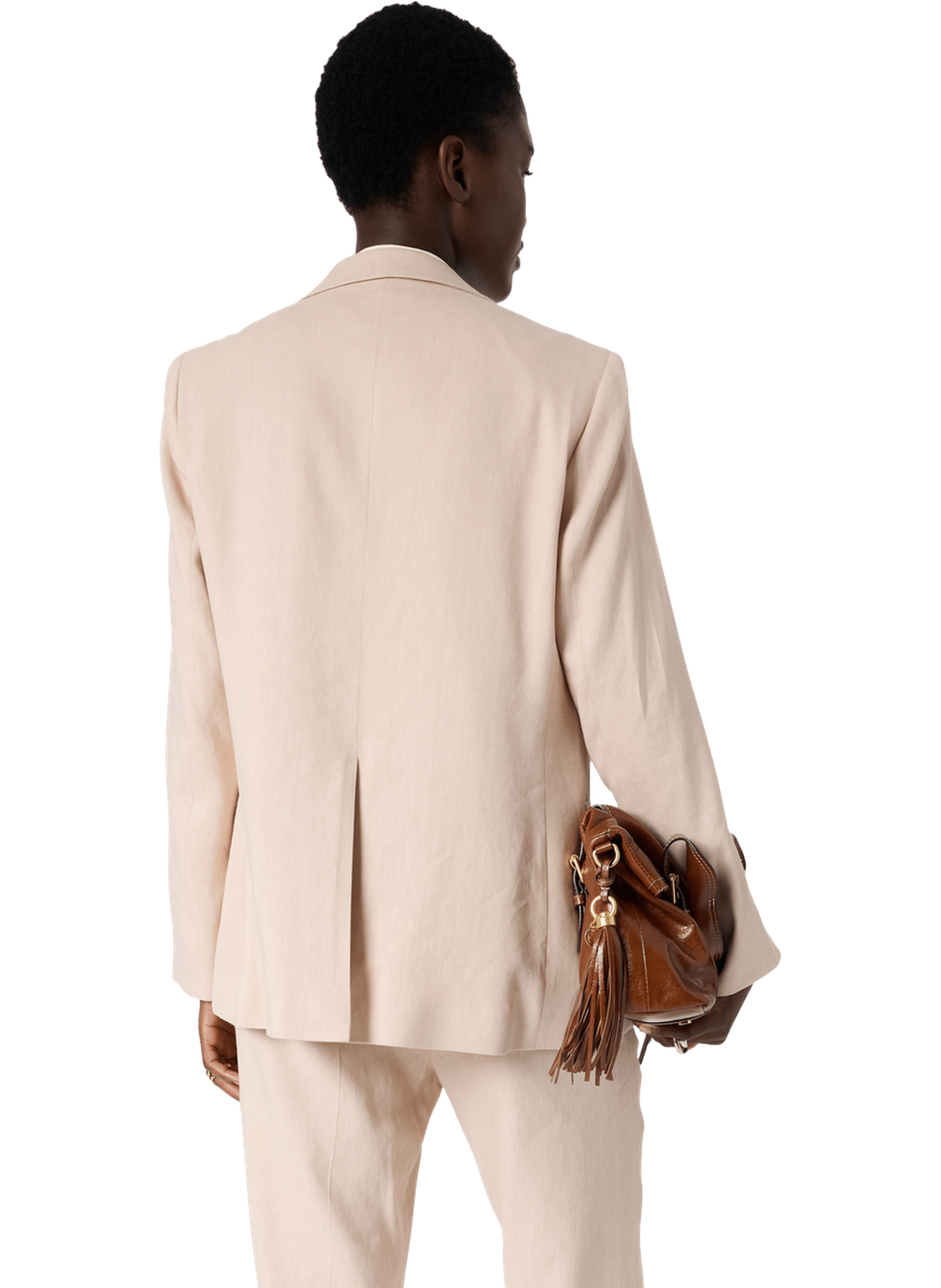 Veste de tailleur en lin mélangé - tazia GERARD DAREL Beige