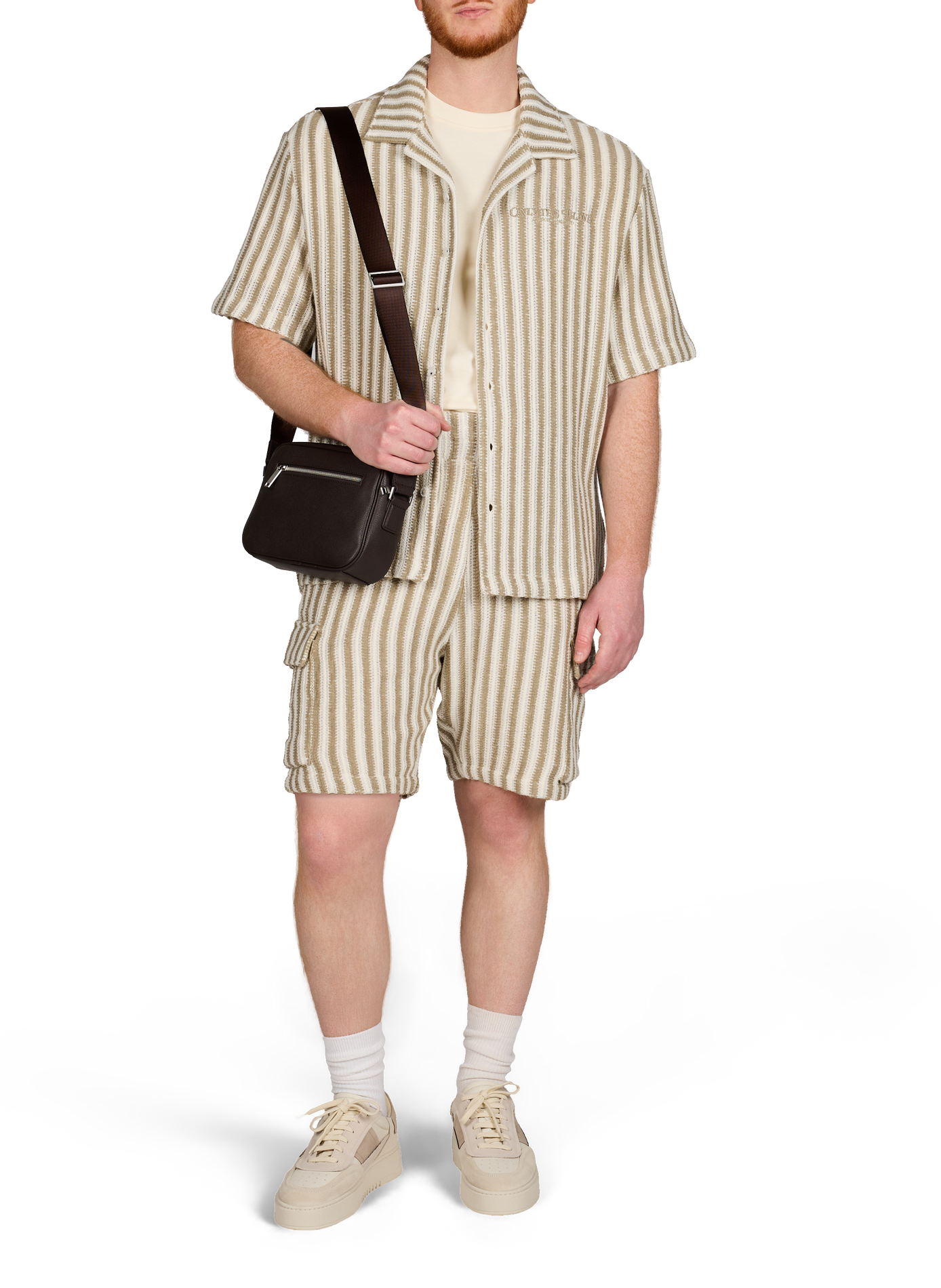 Sac à bandoulière en cuir SAISON 1865 Multicolore