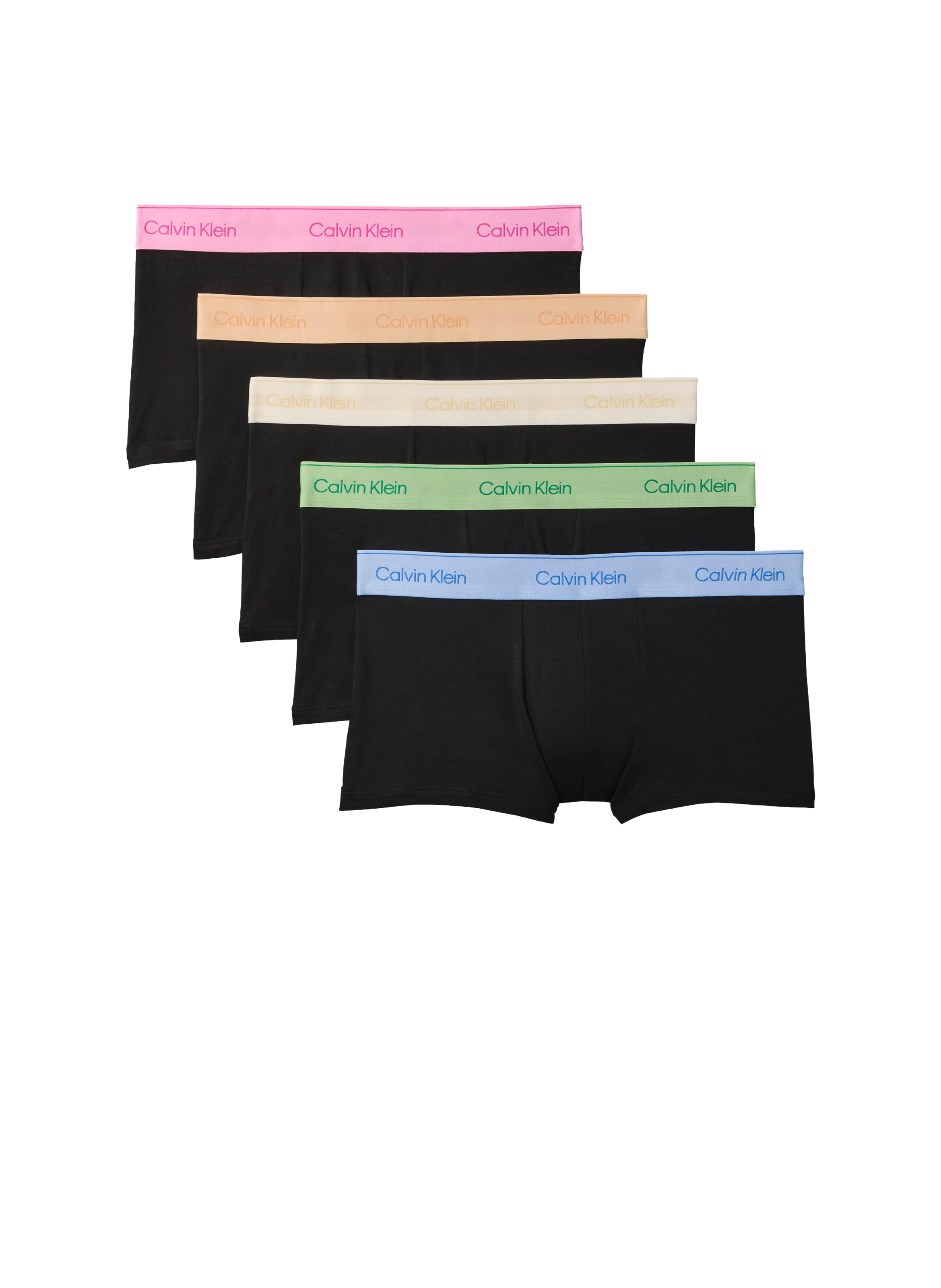 Lot de 5 caleçons en coton mélangé CALVIN KLEIN Noir