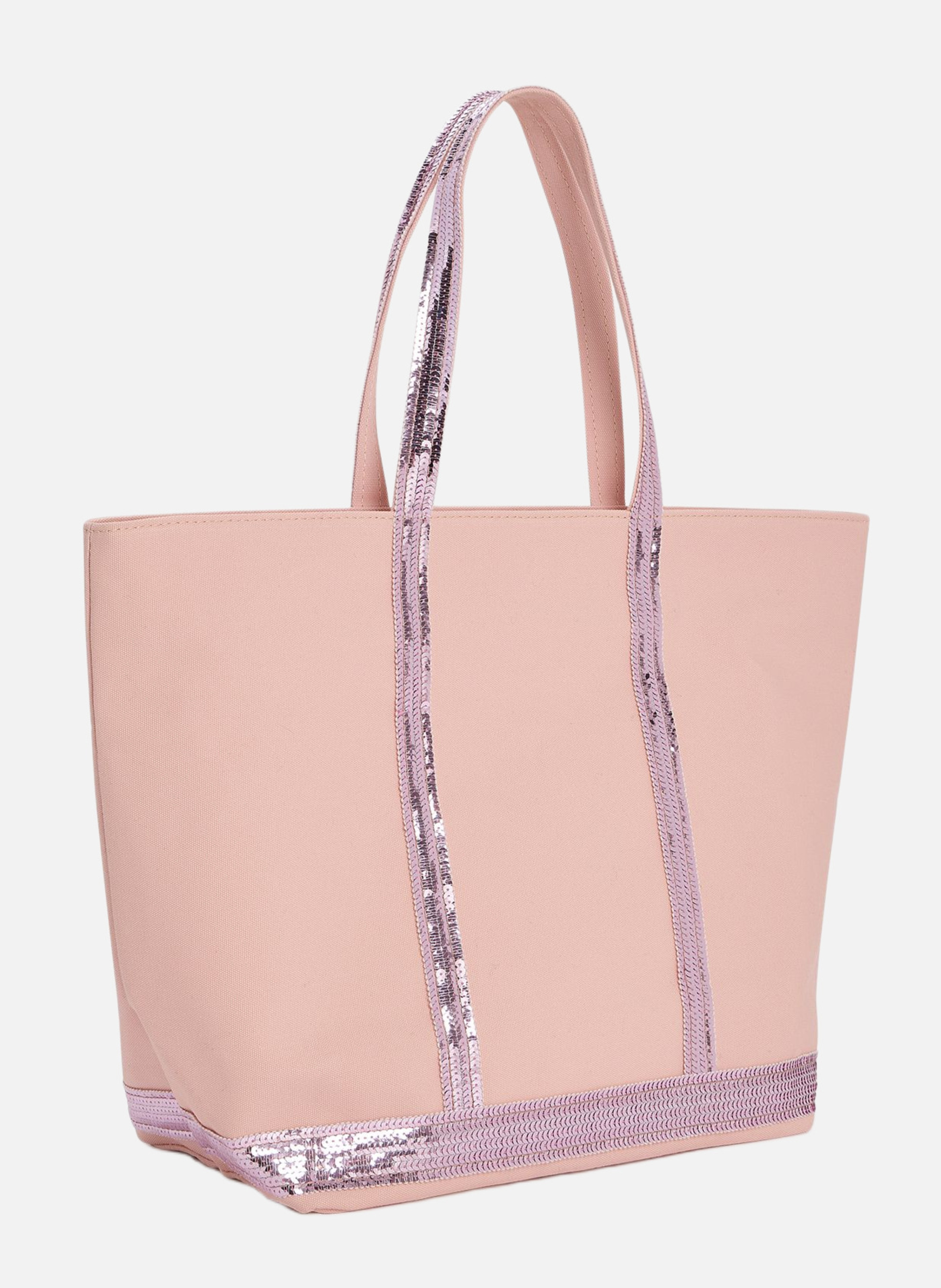 Cabas l zippé en toile VANESSA BRUNO Violet