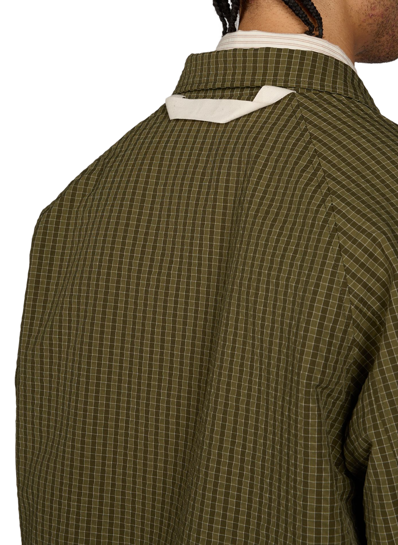 Camisa de cuadros recta MERELY MADE Verde