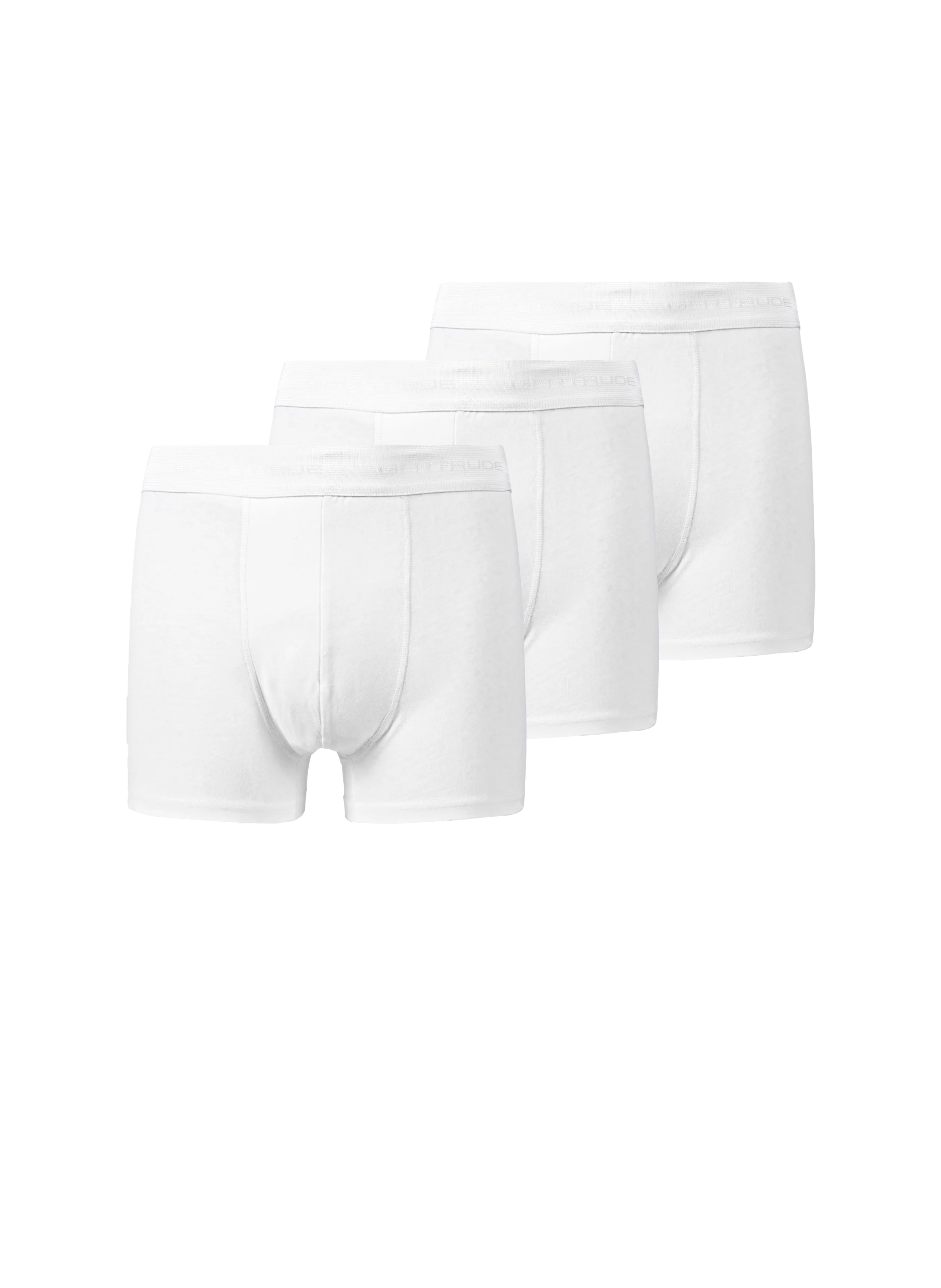 Lot de 3 boxers Jonas en coton mélangé GERTRUDE ET GASTON Blanc