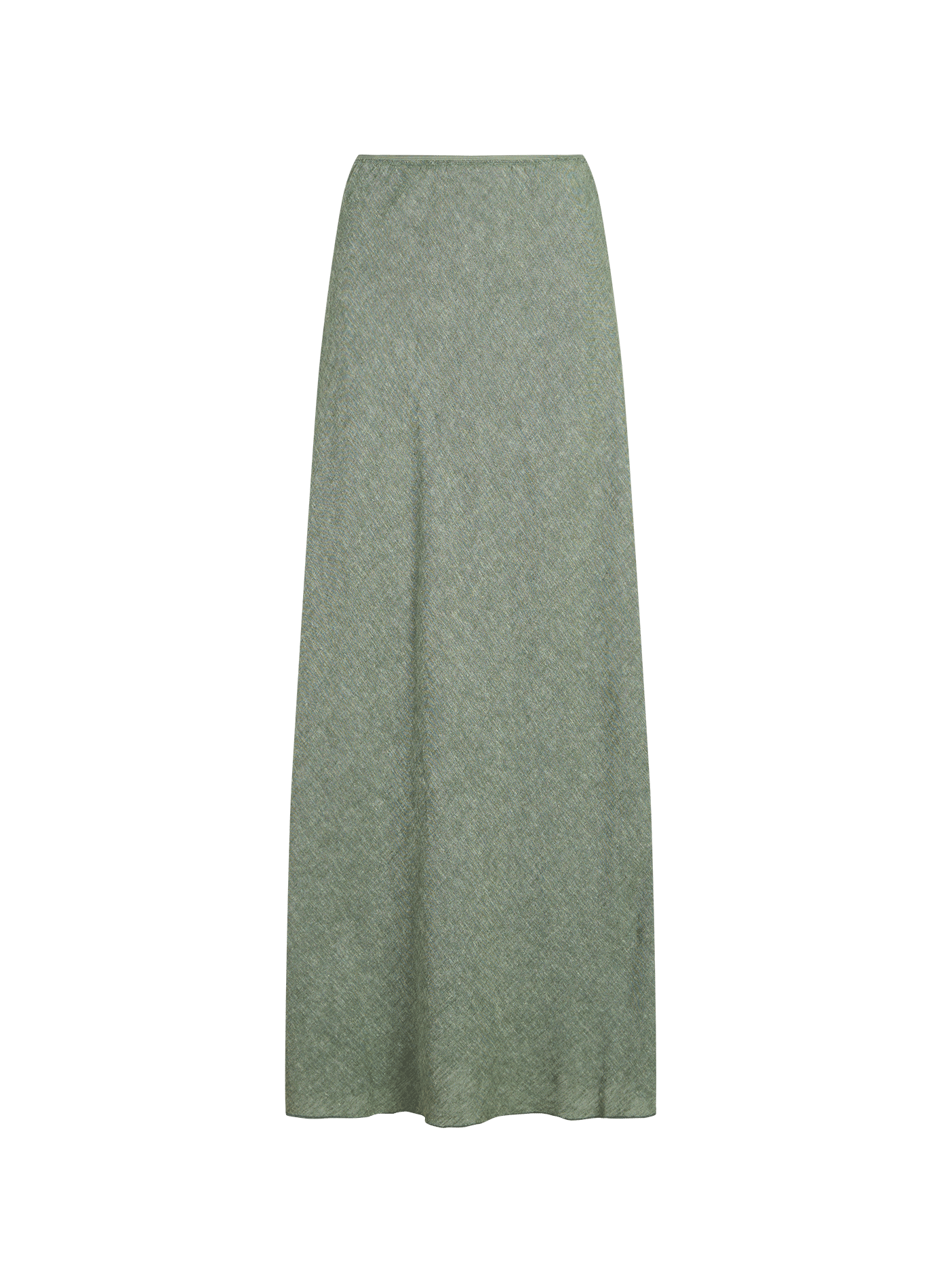 Jupe longue Viana Ginia en lin mélangé MSCH Vert