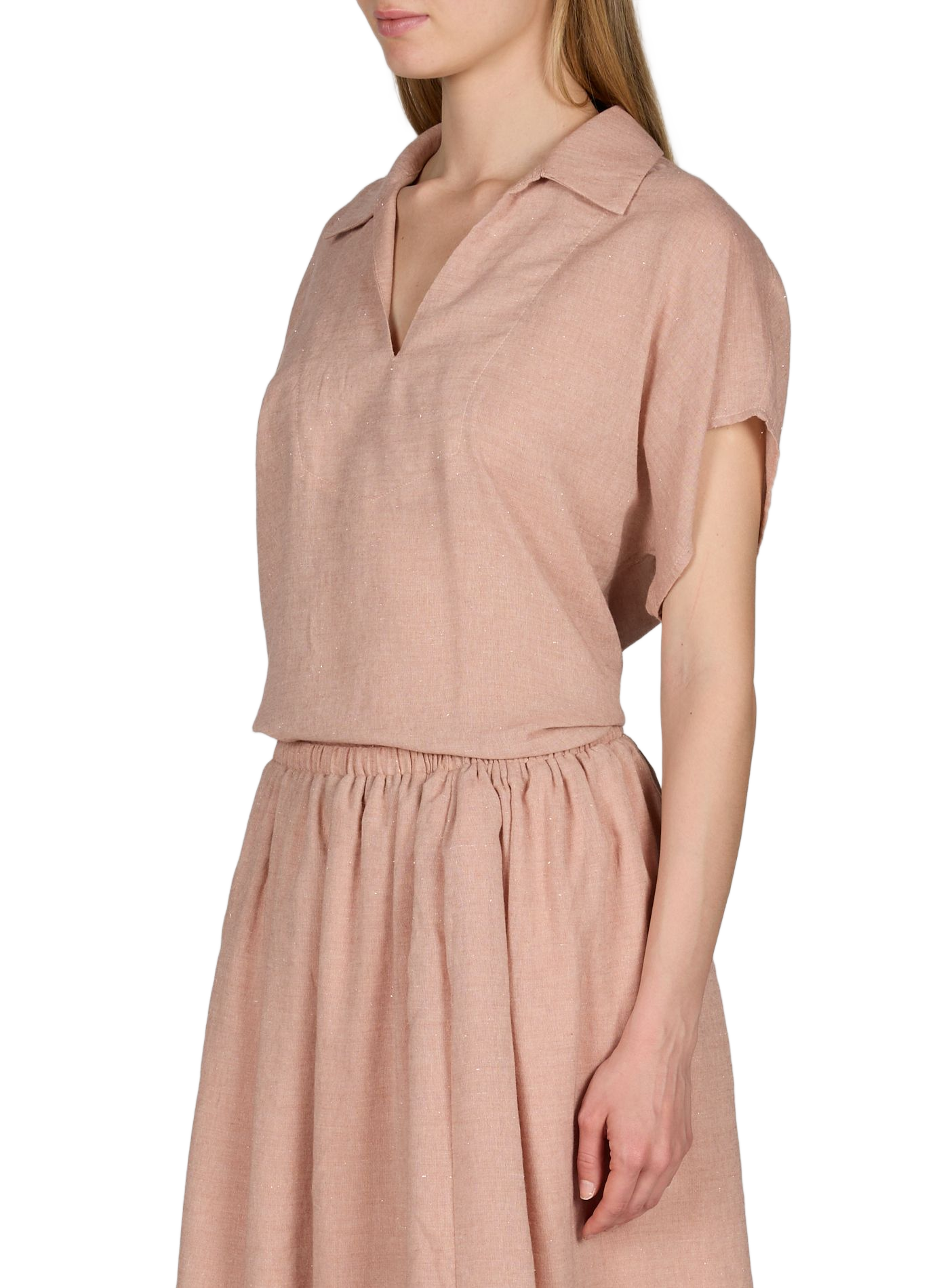 Blouse Cassara en coton mélangé ARTLOVE Rose