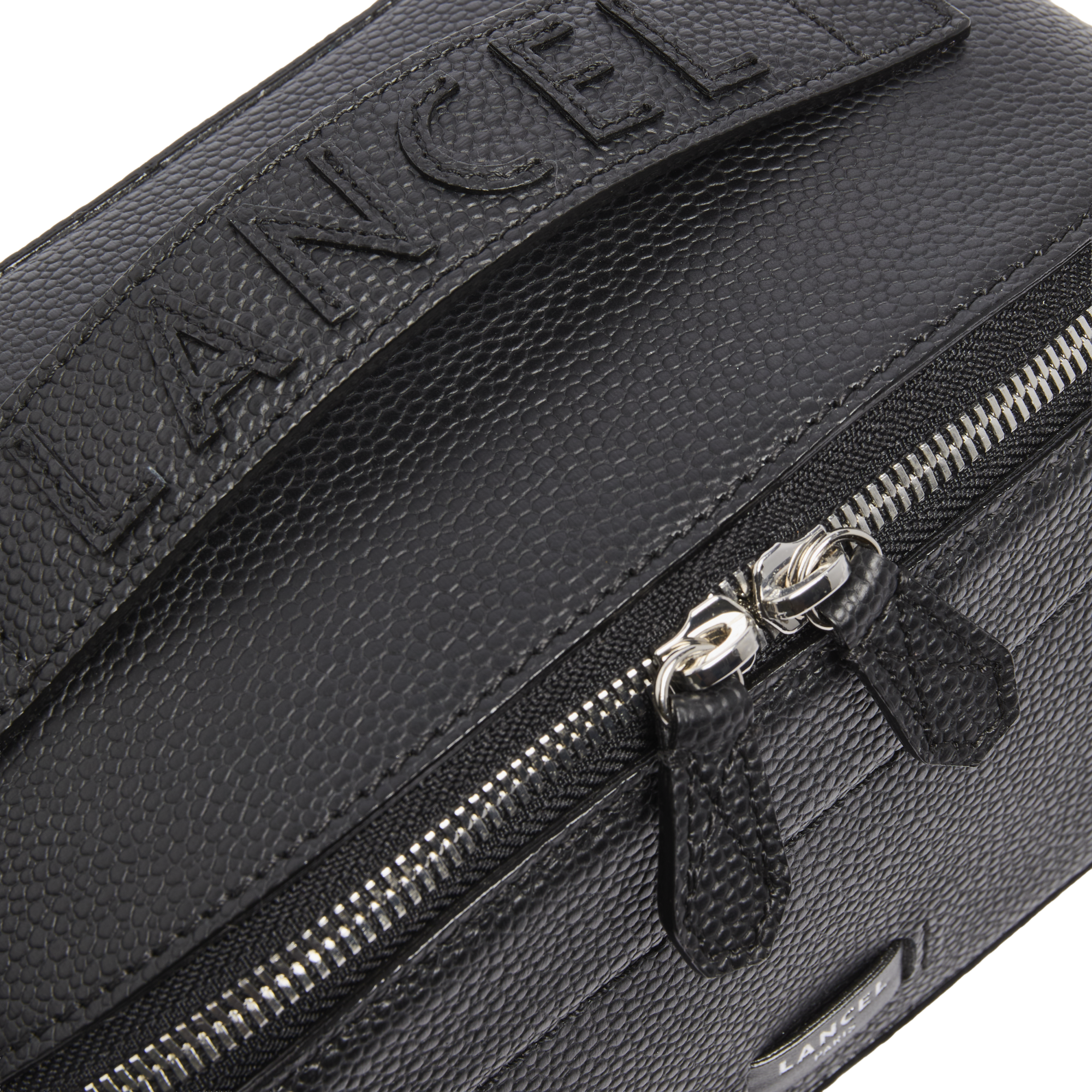 Trousse de toilette ninon de lancel en cuirs de vachette graine & lisse LANCEL Noir