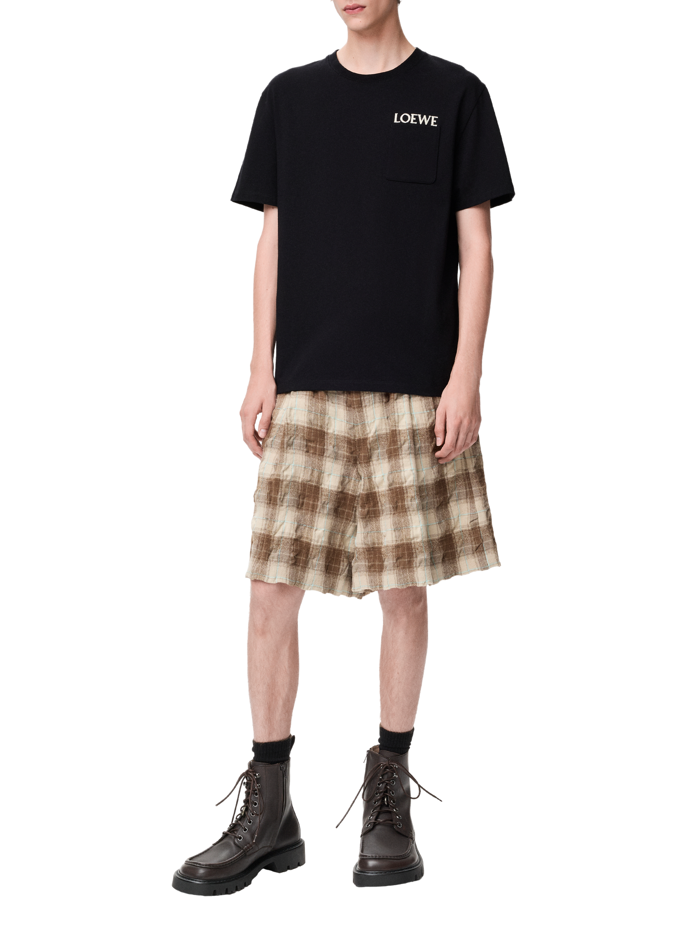 T-shirt décontracté en coton LOEWE Noir