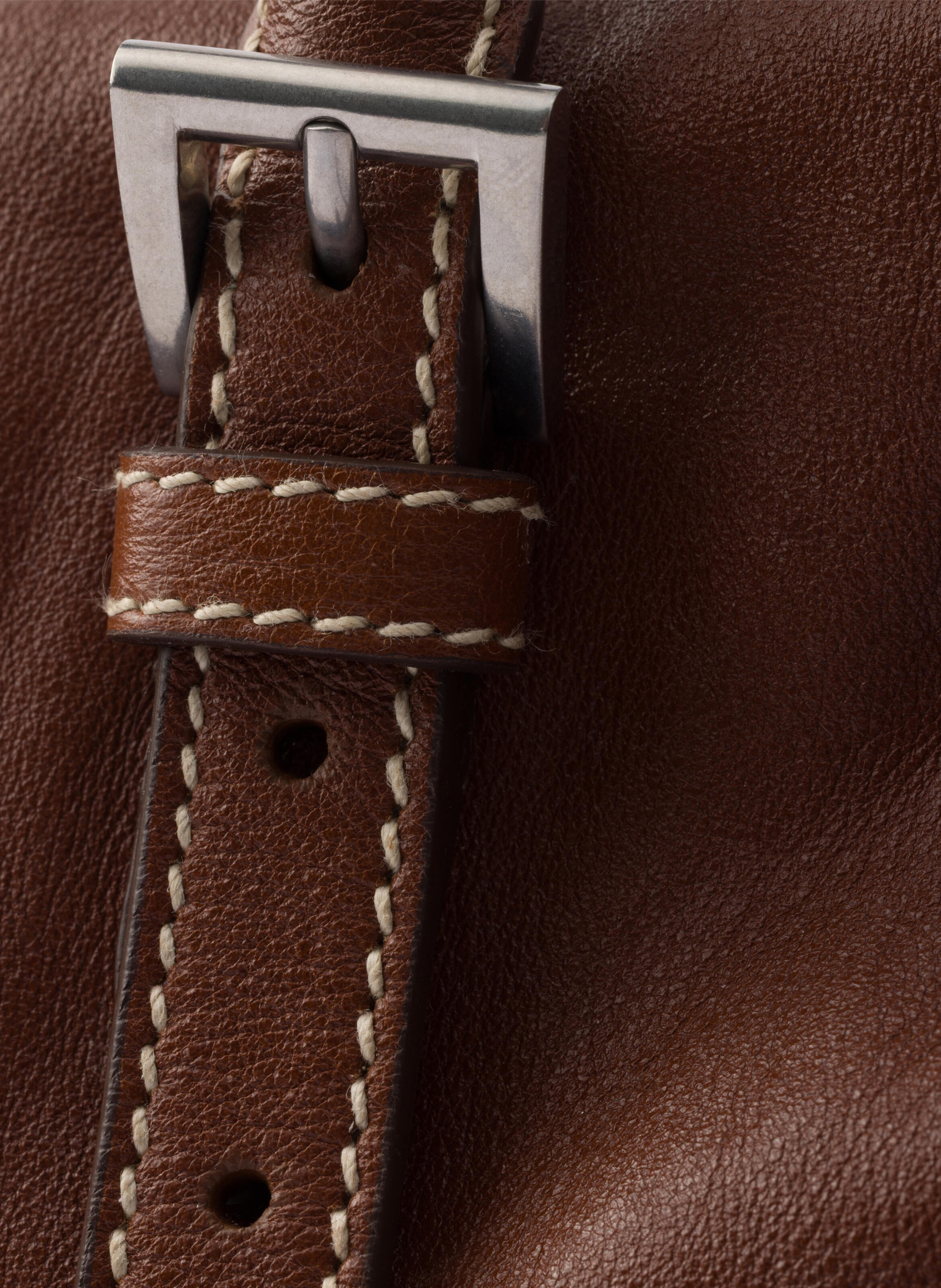 Petit sac prada karin en cuir PRADA Marron