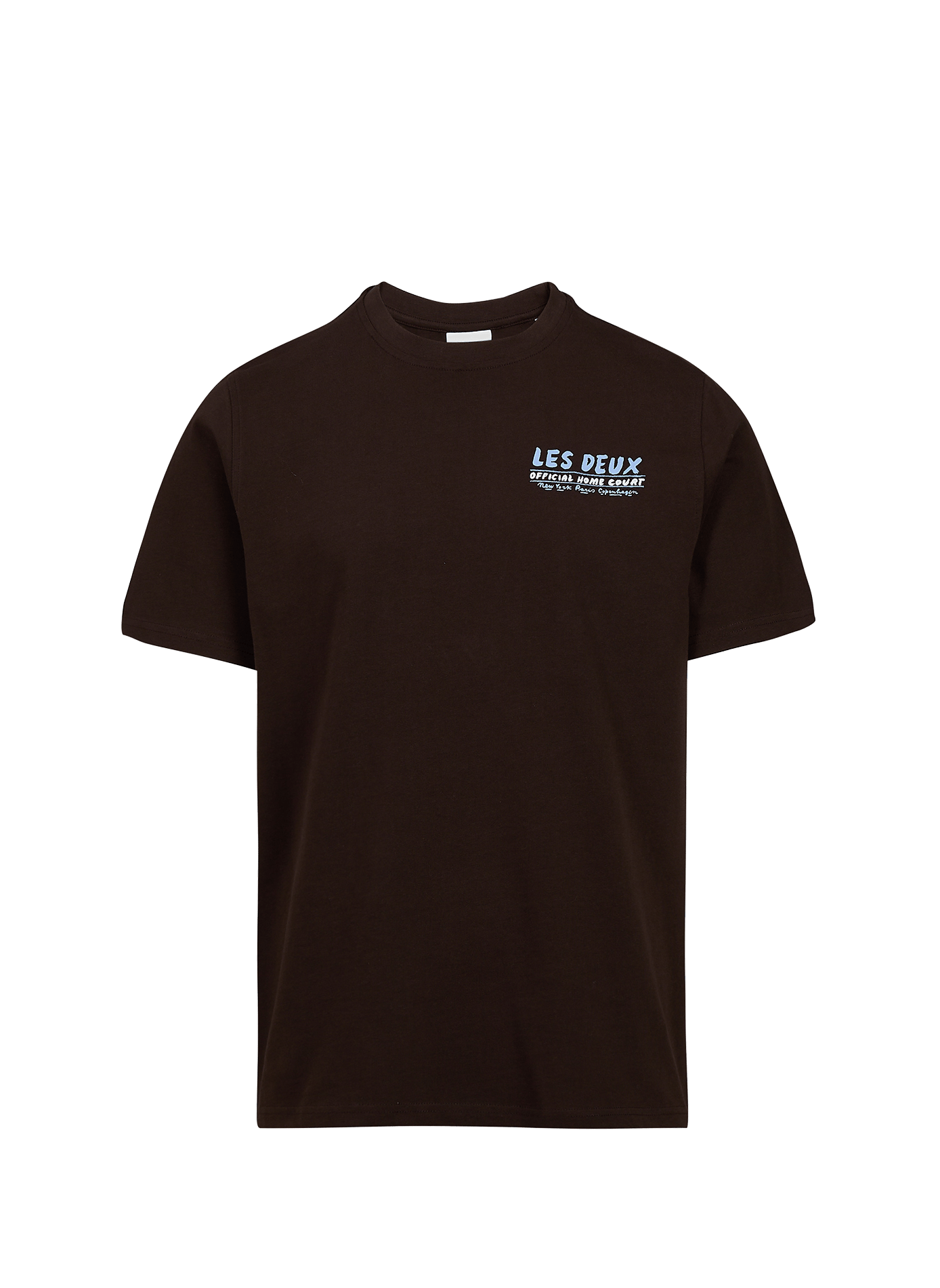 Tee-shirt droit en coton LES DEUX Marron