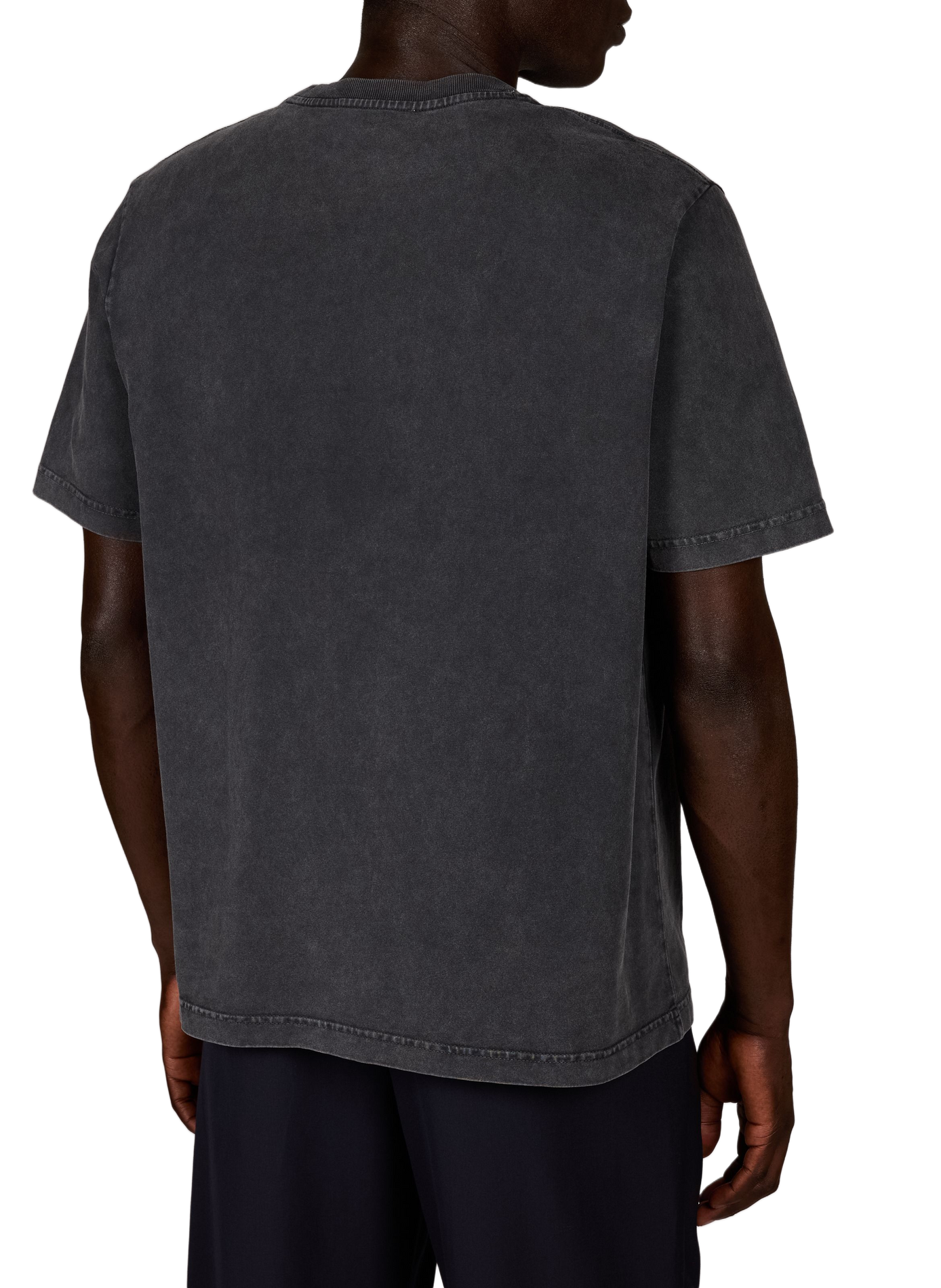 T-shirt droit en coton MAISON KITSUNÉ Noir
