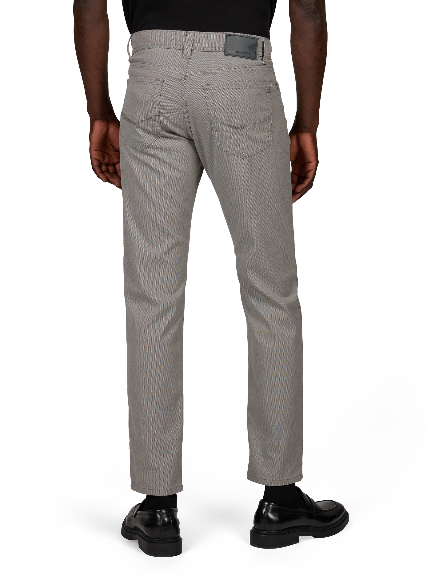 Slim-fit cotton-blend jeans PIERRE CARDIN Grey