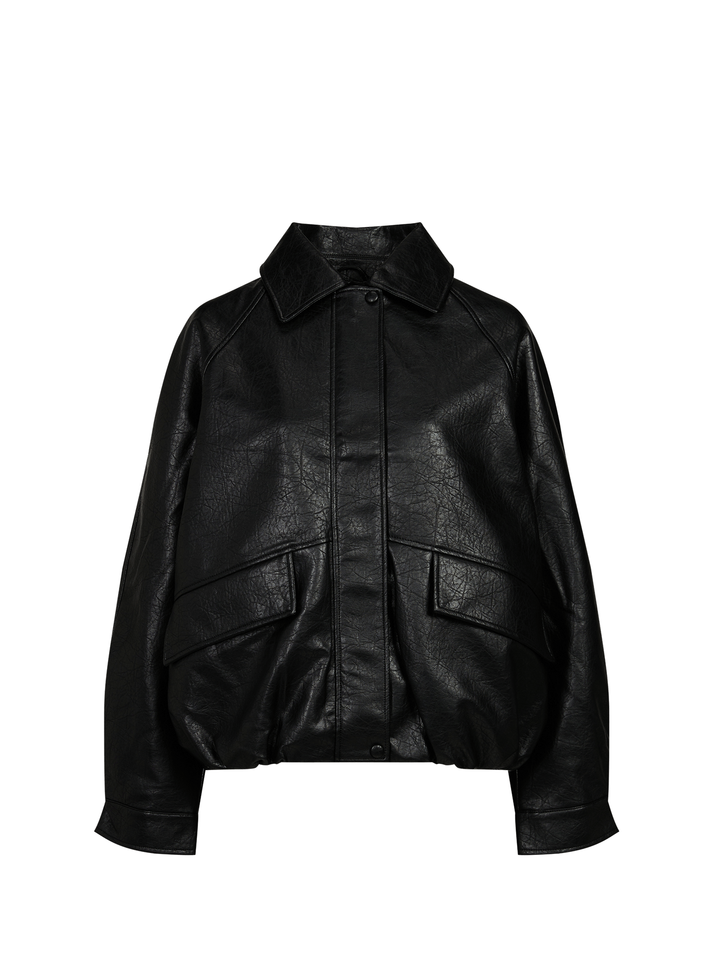 Oversized classic collar Tstoppa jacket TOPSHOP Black