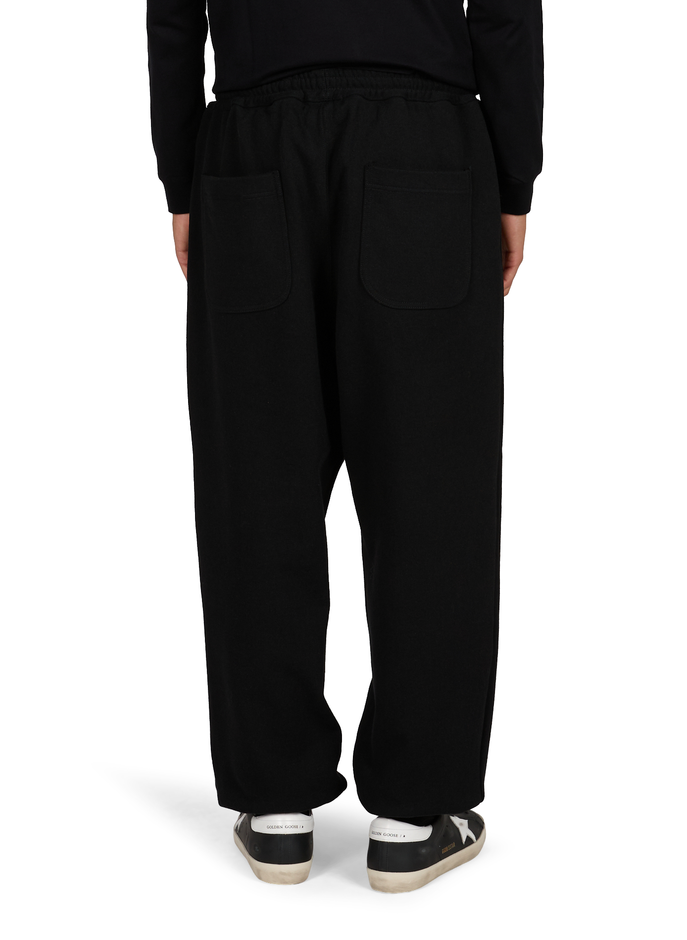 Trainingshose mit Baumwoll-Logo | Schwarz COMME DES GARCONS HOMME Herren