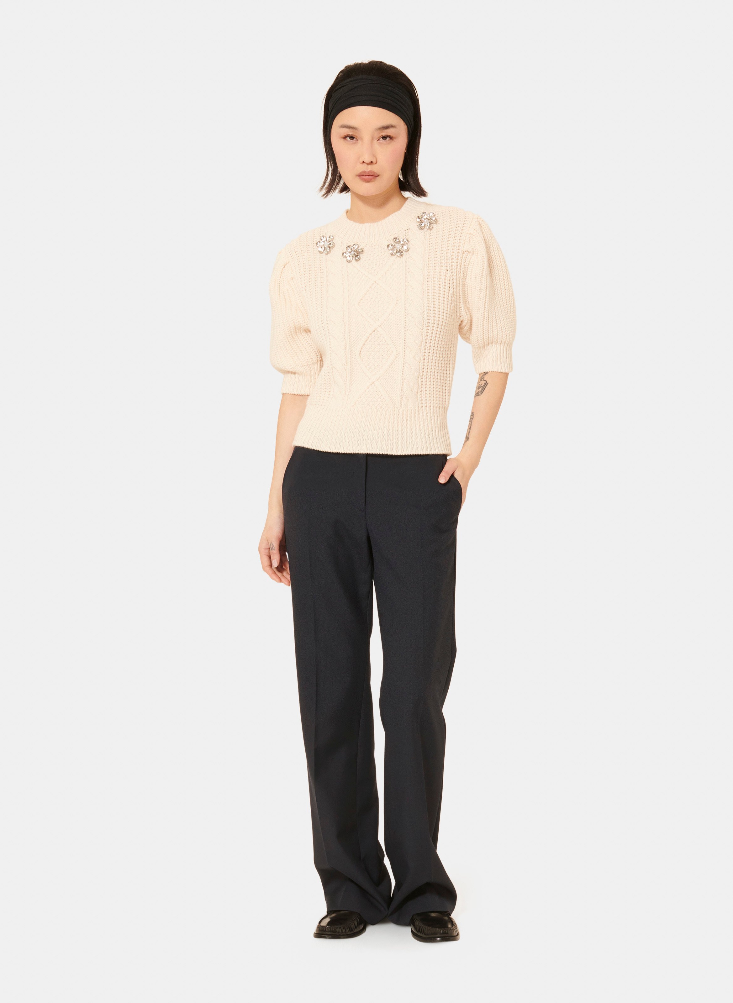 Pull psyche TARA JARMON Blanc