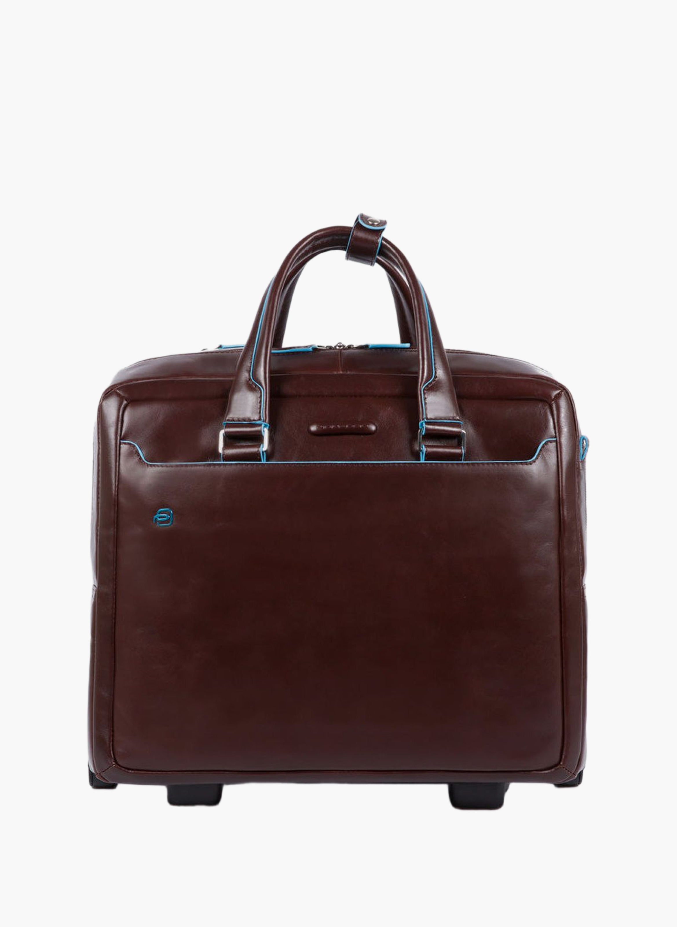 Mallette à roulettes pour ordinateur 15,6" PIQUADRO Marron