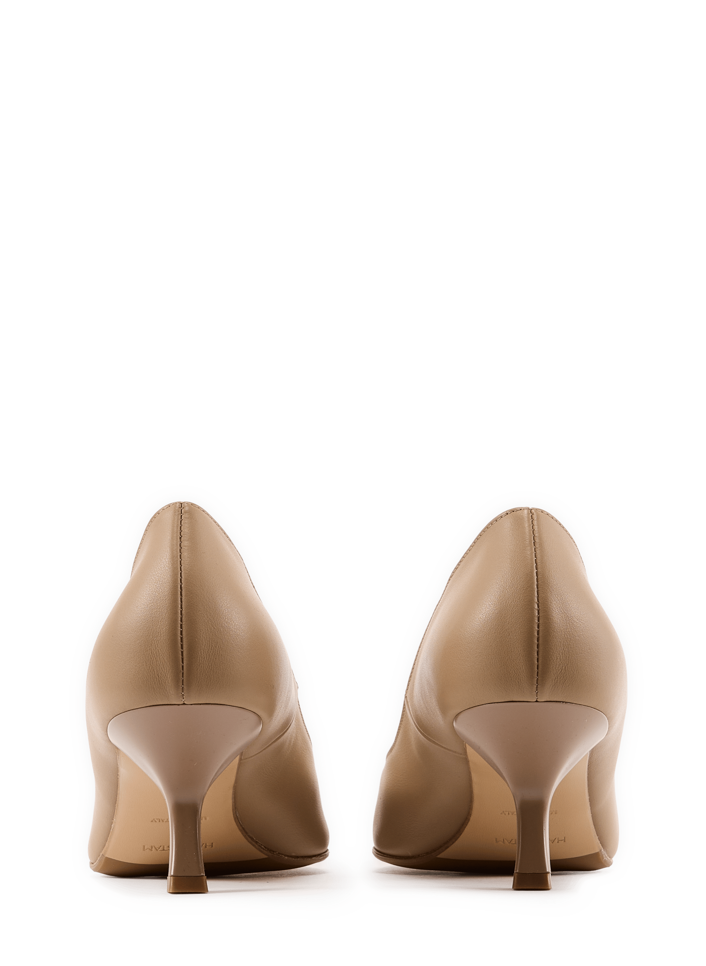 Ruby Pump 55-pumps van leer HAGELSTAM Bruin