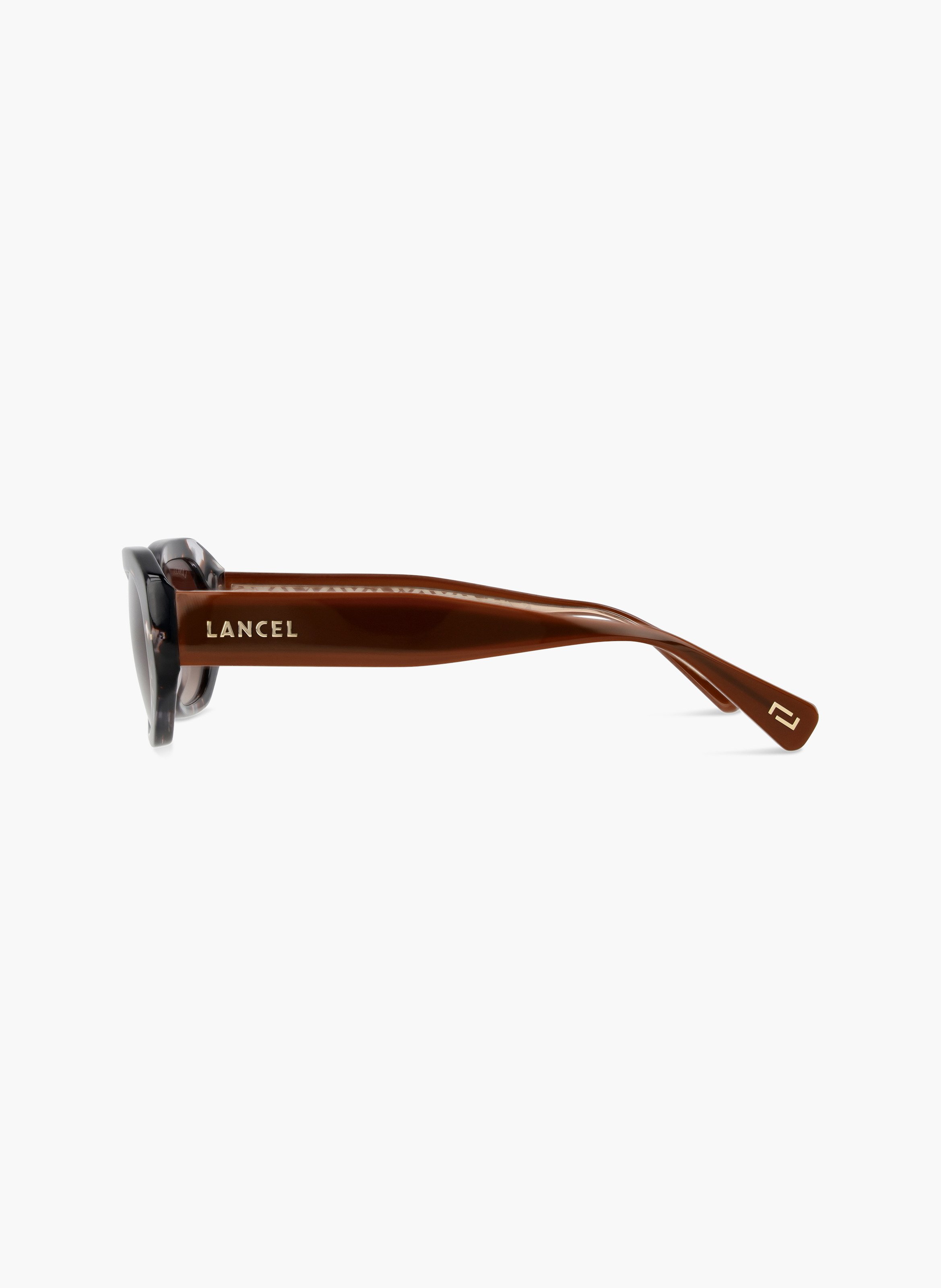 Zonnebril Cassie van Lancel in acetaat LANCEL Bruin