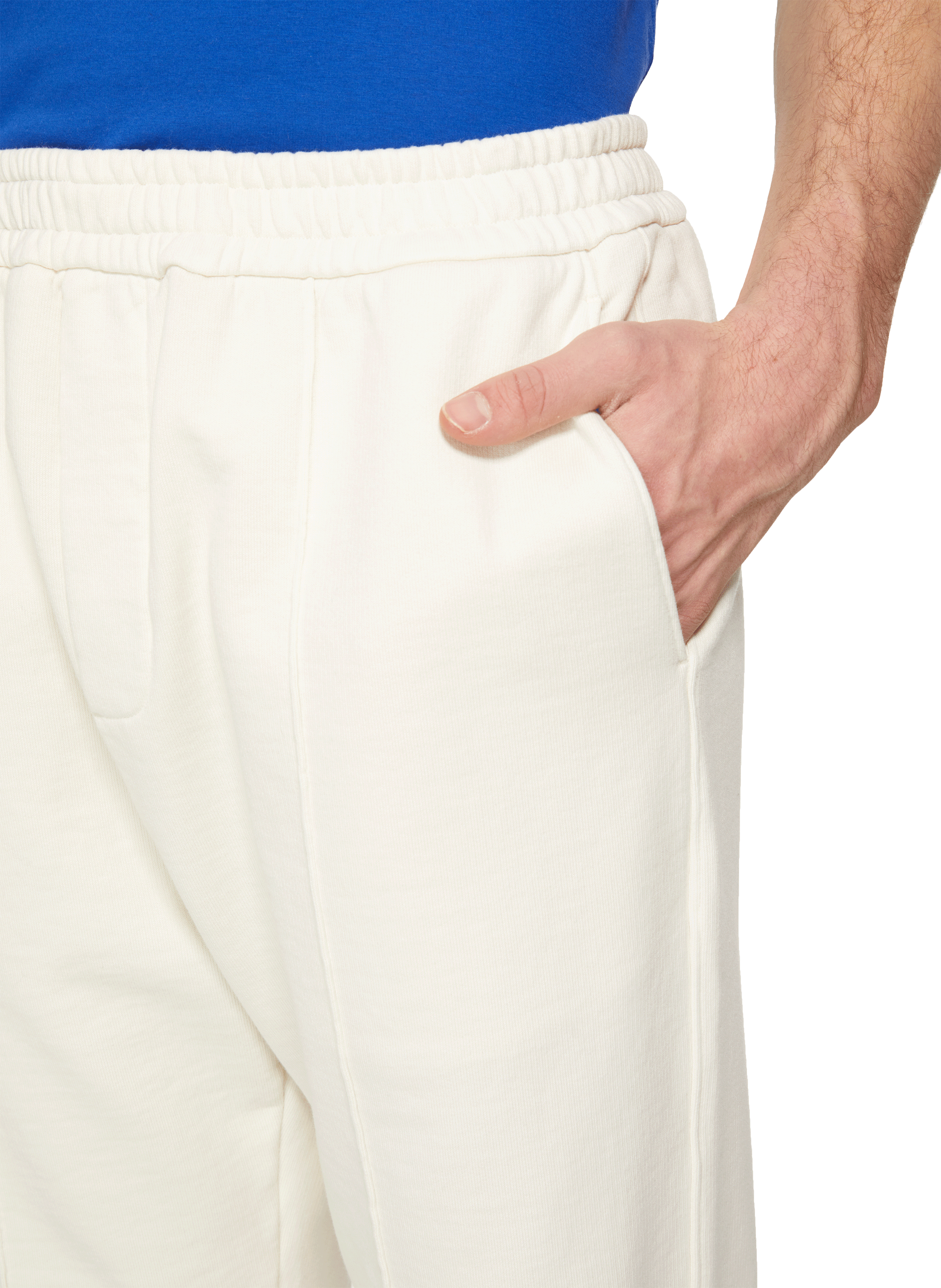 Cotton joggers PRADA Beige