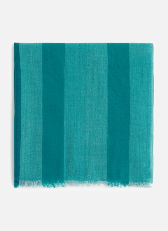 Foulard rayé en laine Bleu by SAISON 1865 SAISON 1865 Foulard rayé en laine Bleu