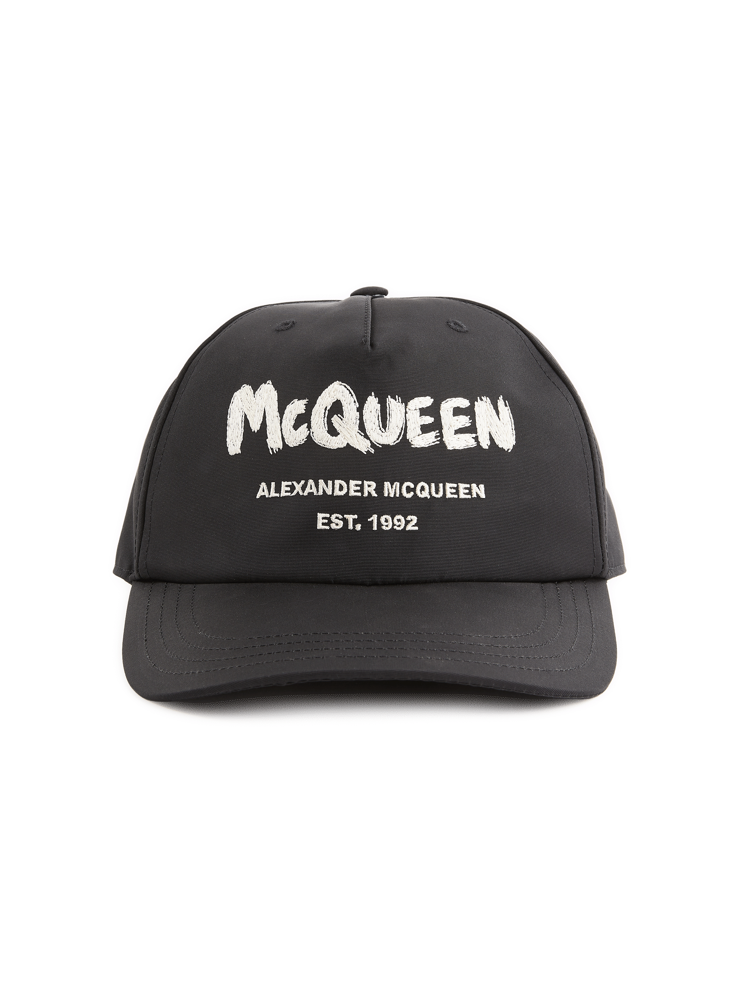 ALEXANDER MCQUEEN Logo baseball cap
 Black