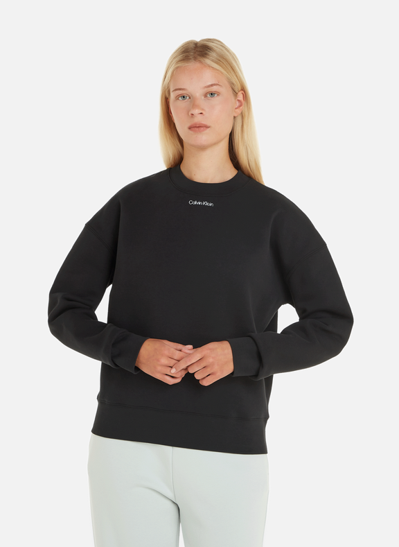 CALVIN KLEIN Sweatshirt en coton Noir
